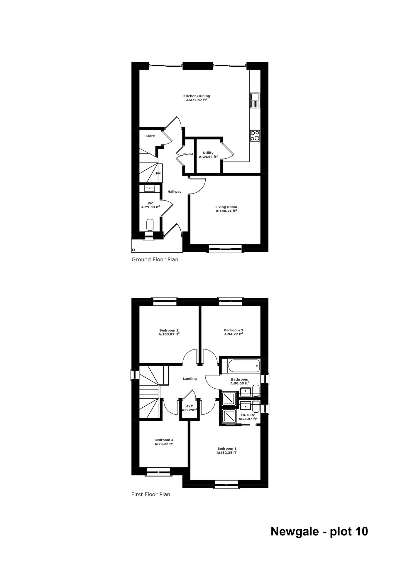 Plot 10 - Swn y Mor, Roch floorplan