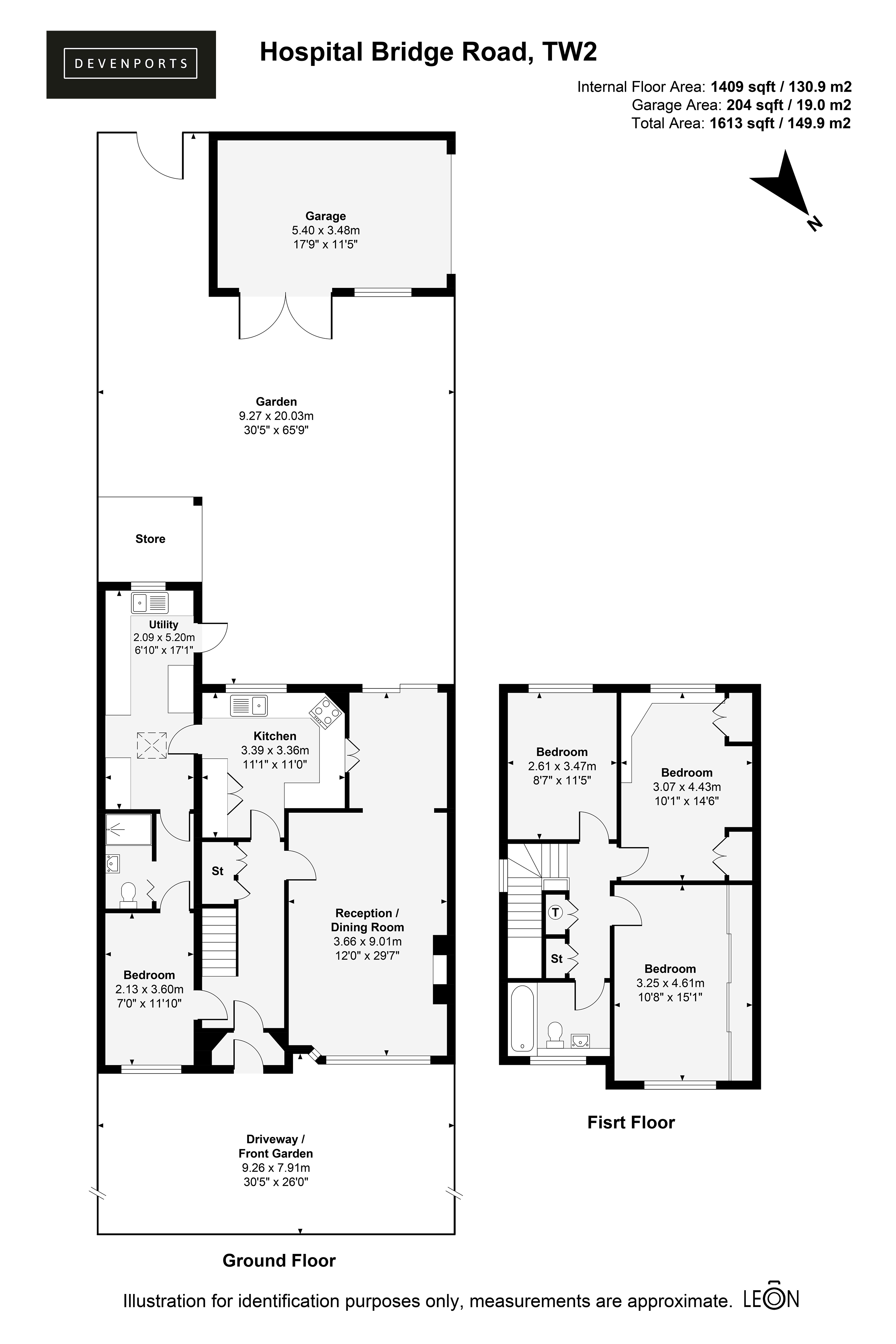 25, Hospital Bridge Road, Twickenham floorplan