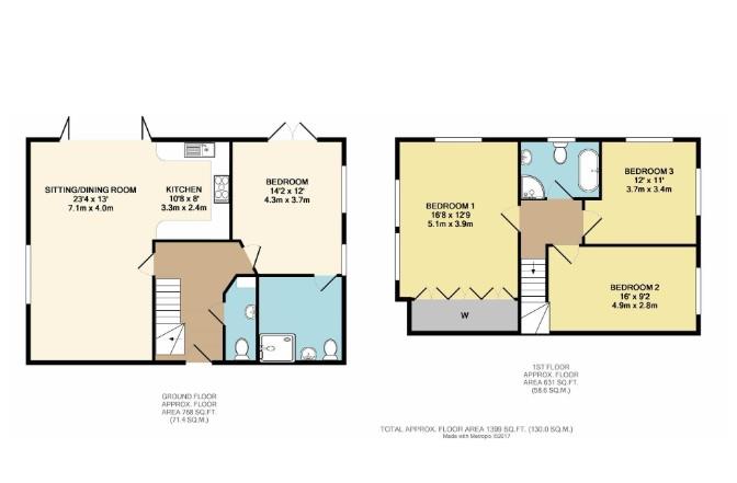 3 Pirbright Cottages, Hogscross Lane, Coulsdon floorplan