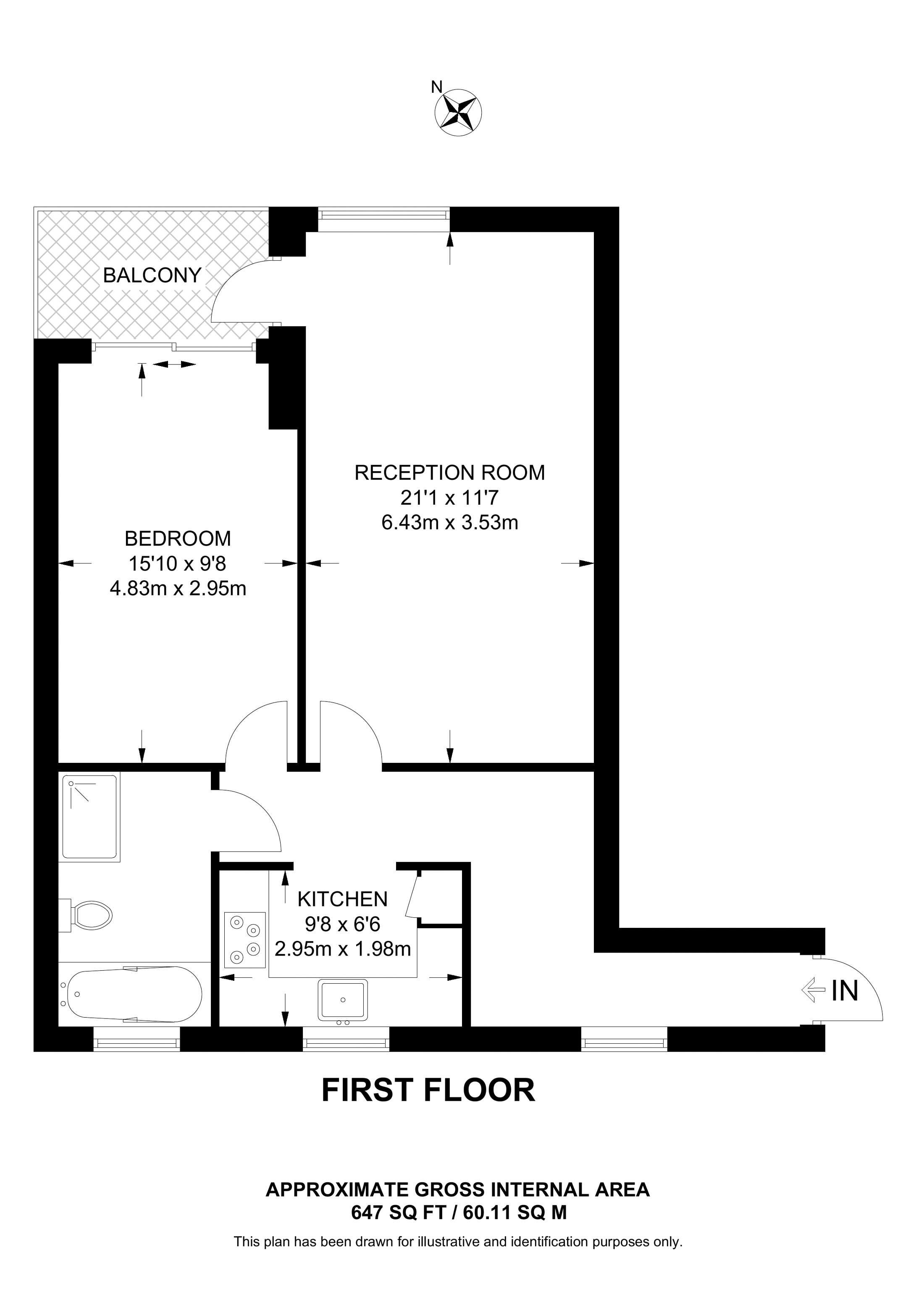 Metro House, Green Street, Forest Gate floorplan