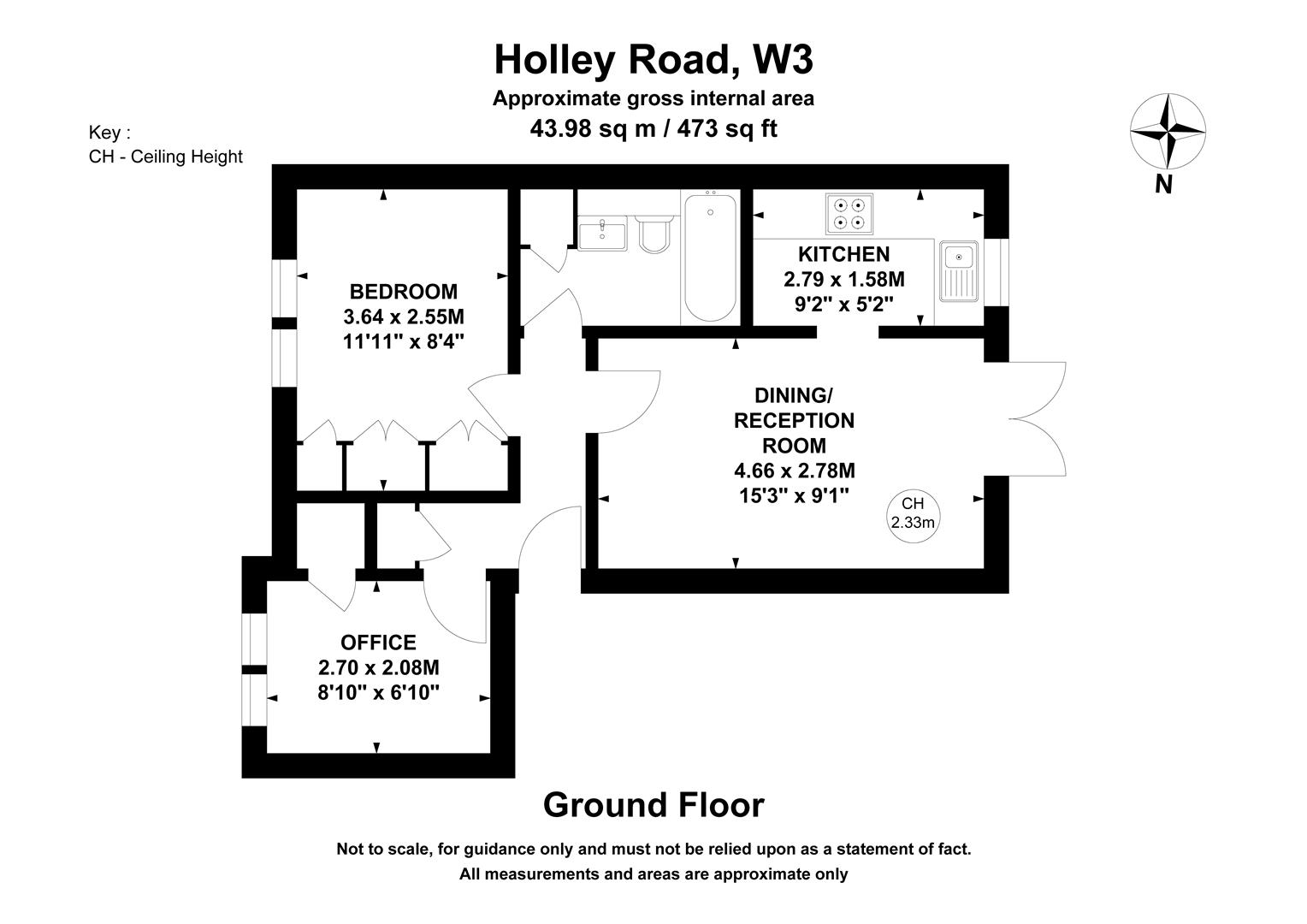 Holley Road, London floorplan