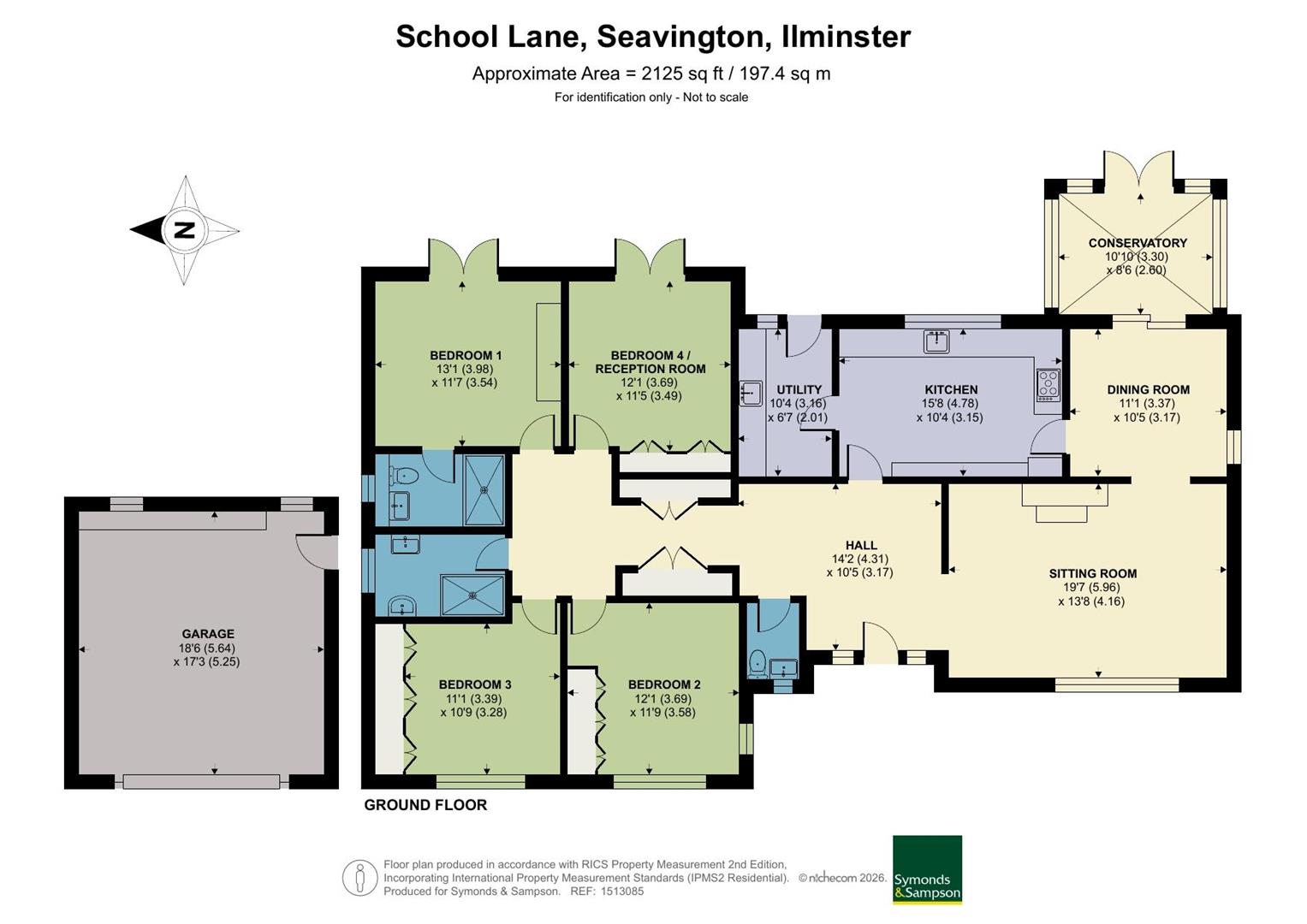 Highfield, School Lane, Ilminster floorplan
