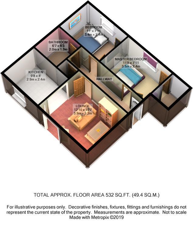 2 Bedrooms Flat for sale in Henton Court, Coventry CV6