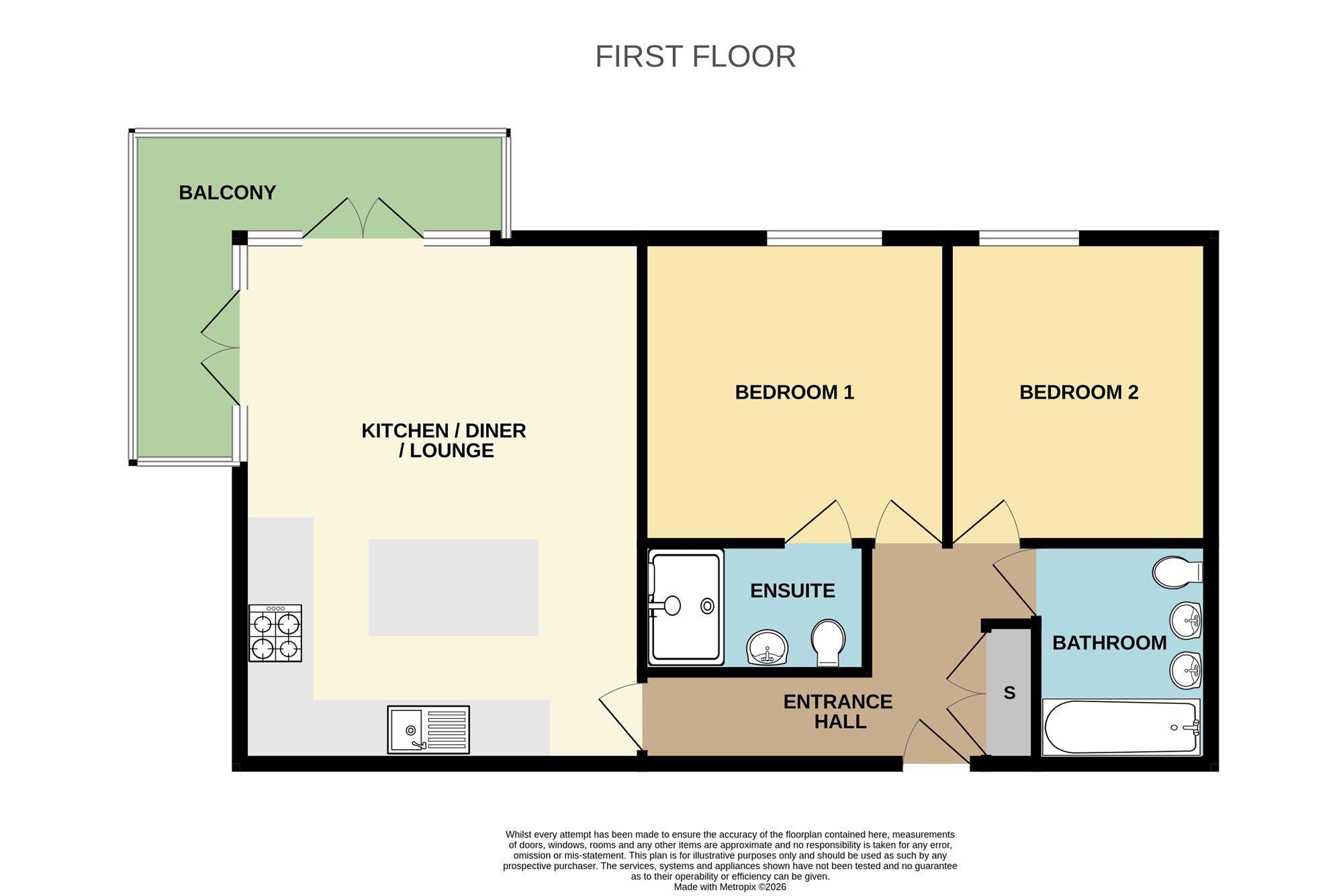 6, James House, Brightlingsea floorplan