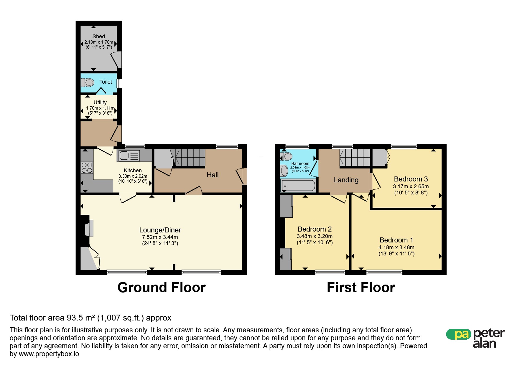 1, Heol Twyn Du, Merthyr Tydfil floorplan