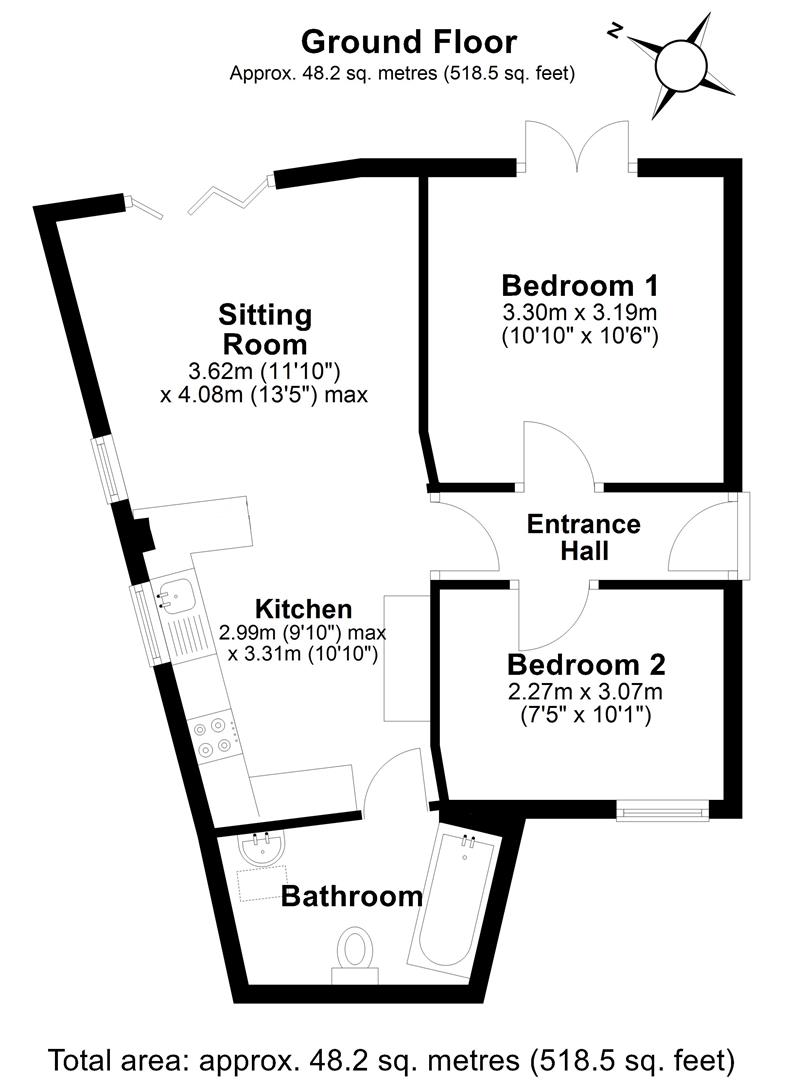Seaview, New Road, Stoke Fleming floorplan