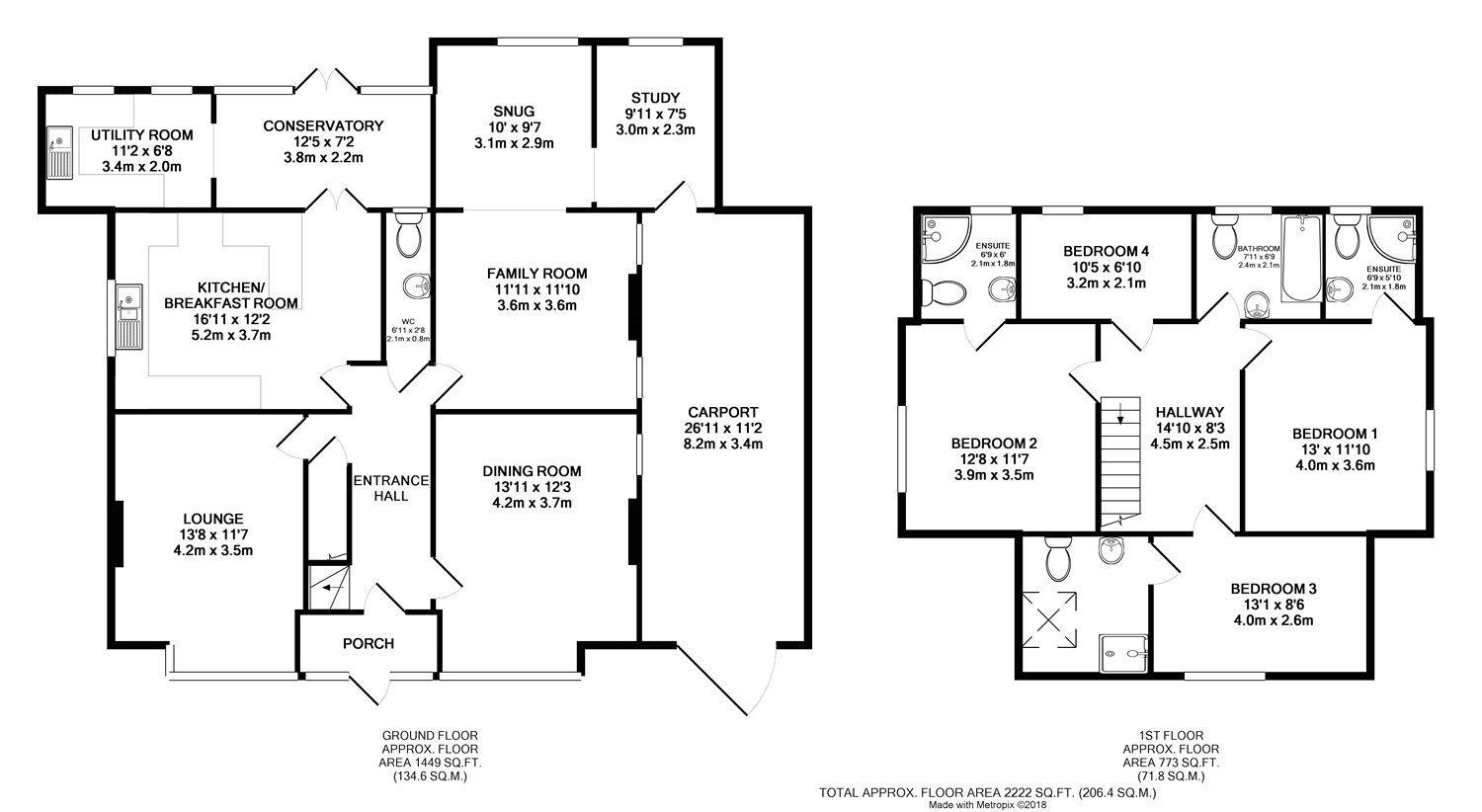 4 Bedrooms Detached house for sale in Arundel Road, Littlehampton BN17