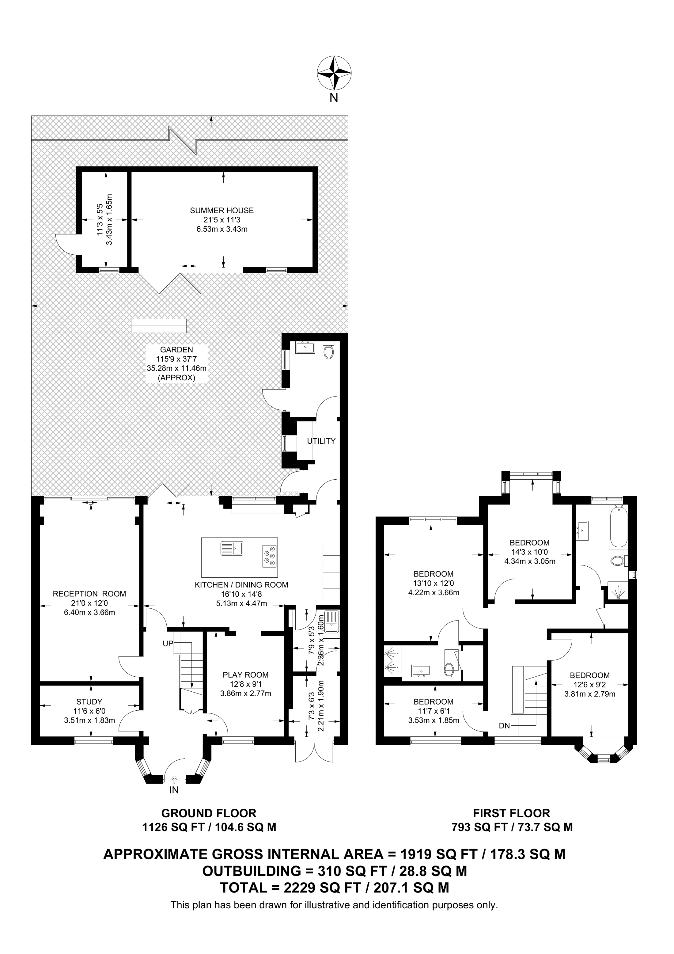 Winn Road, Lee floorplan