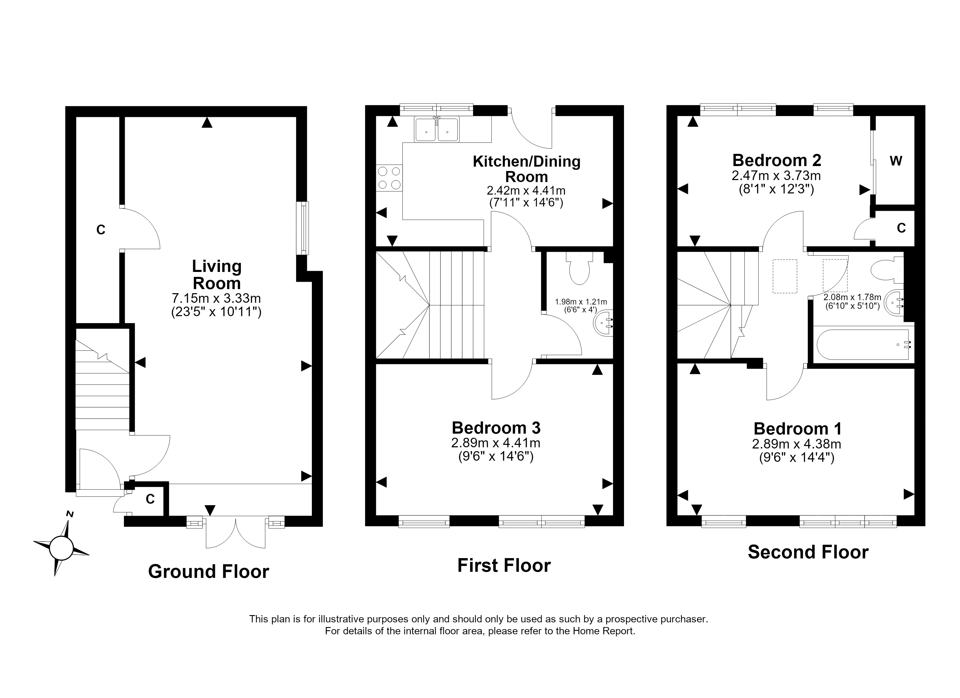 Daiches Braes, Edinburgh floorplan