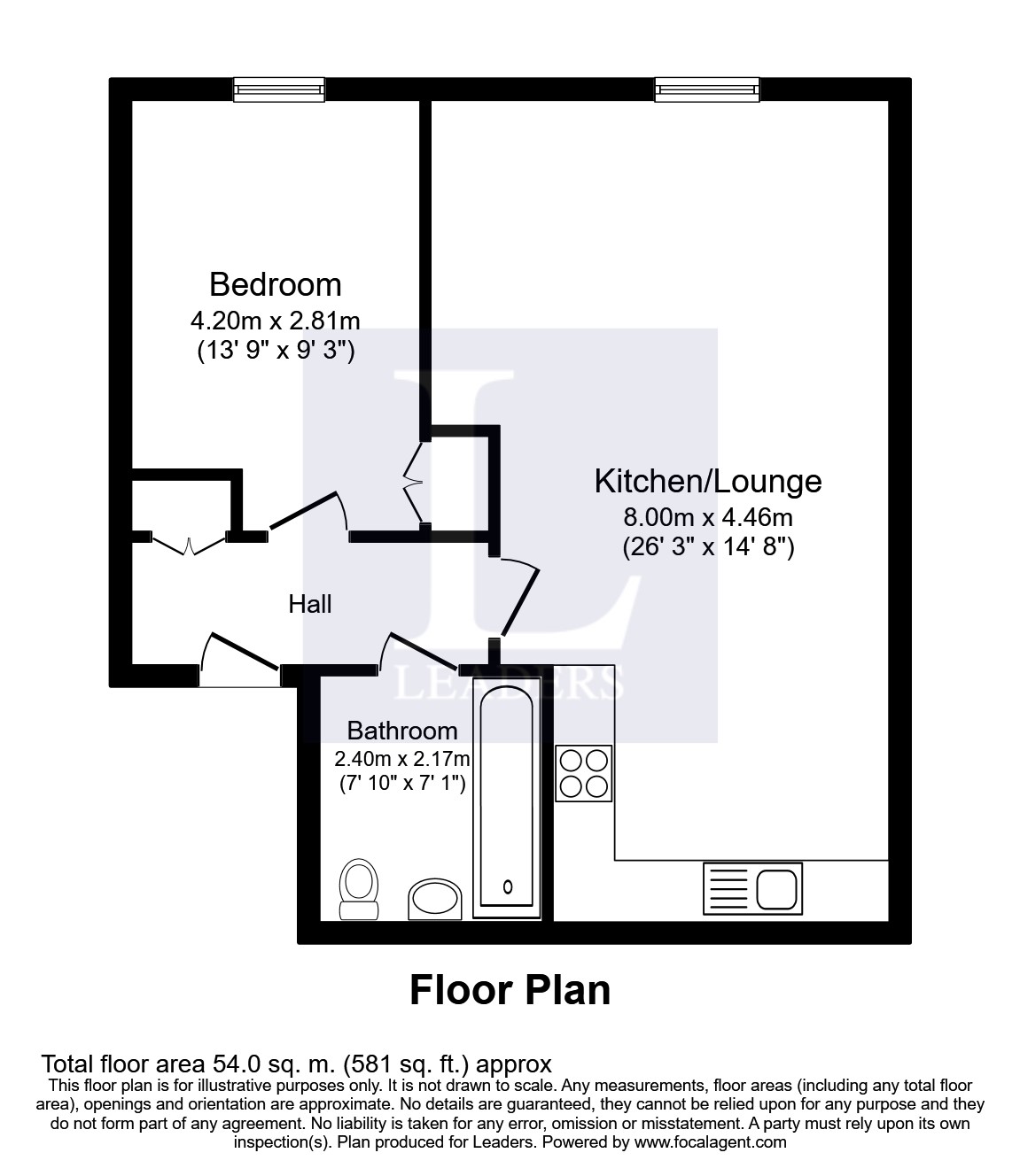 Pierpoint Court, Worcester floorplan