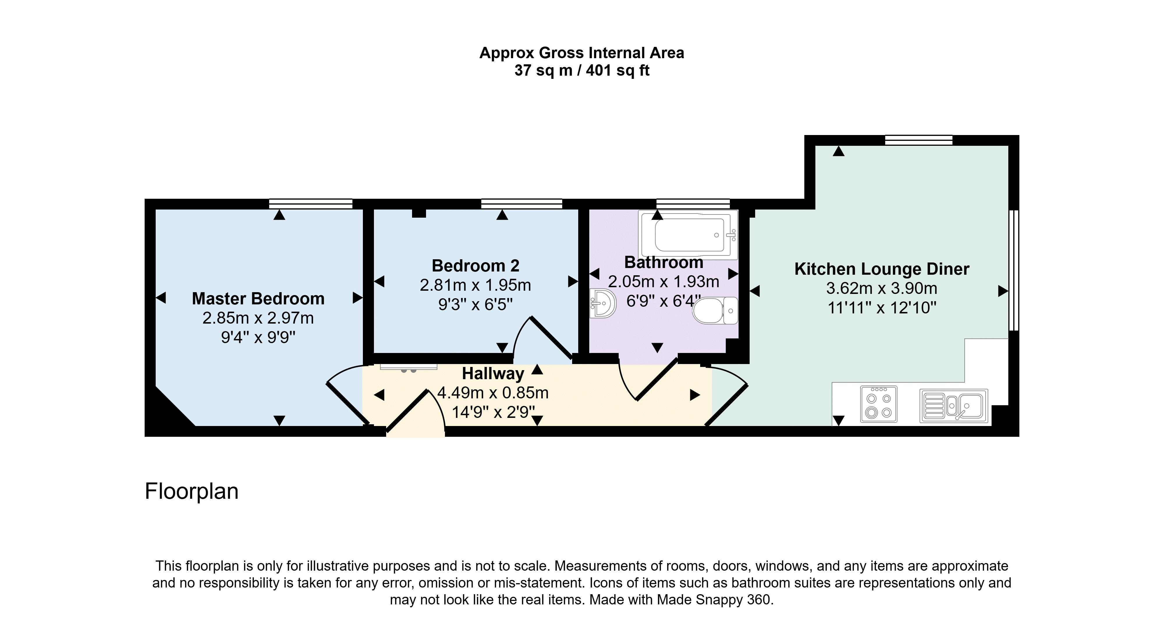 39 La Mazion 351-353 Ringwood Road, Parkstone, Poole floorplan