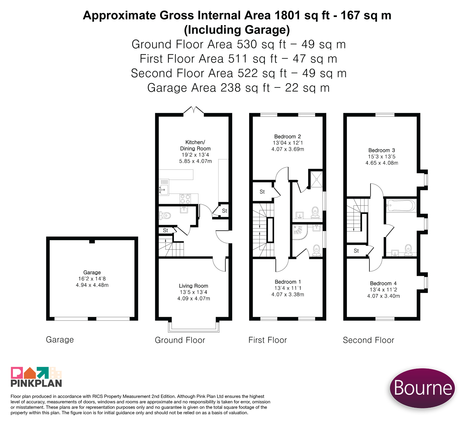 1 Farnham Park,, Upper South View, Farnham floorplan