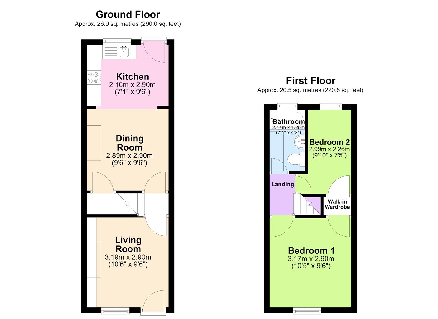 14, Melrose Place, Hereford floorplan