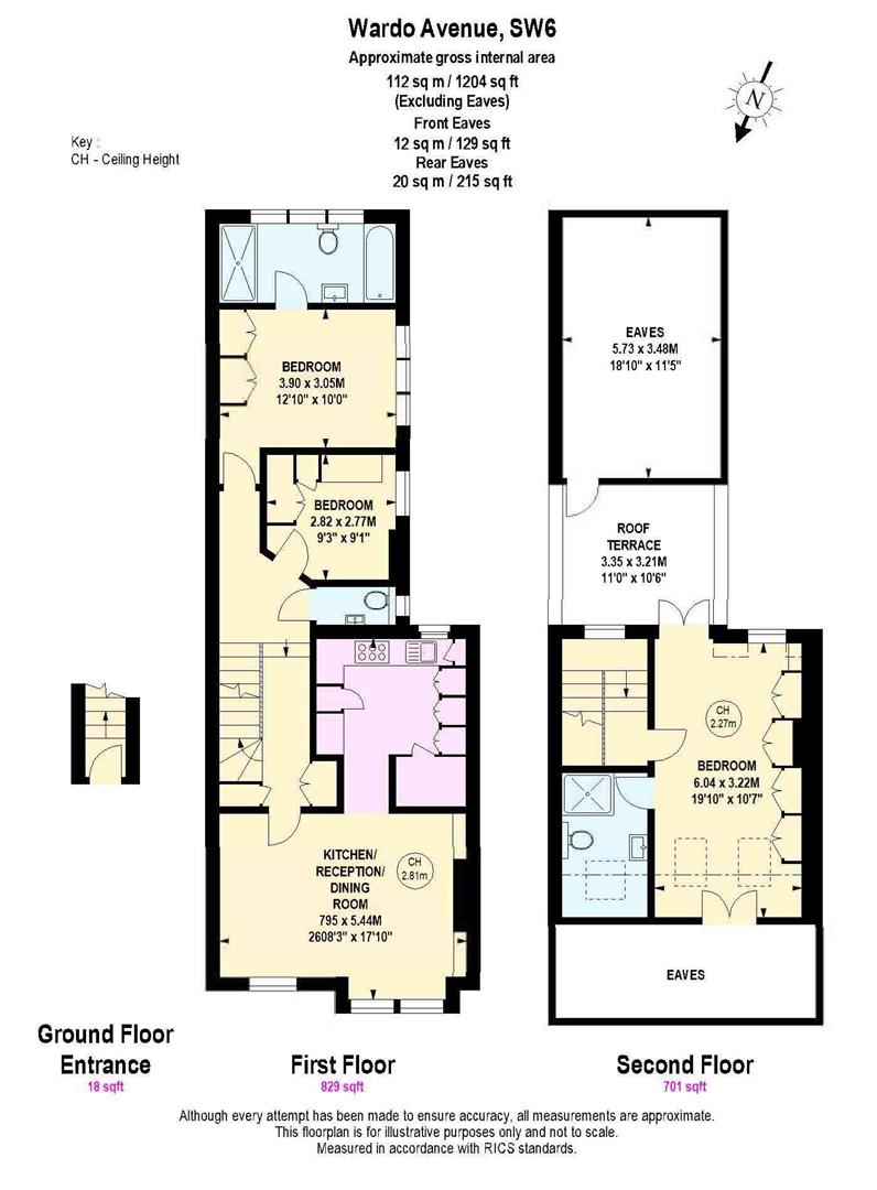 55a, Wardo Avenue, London floorplan