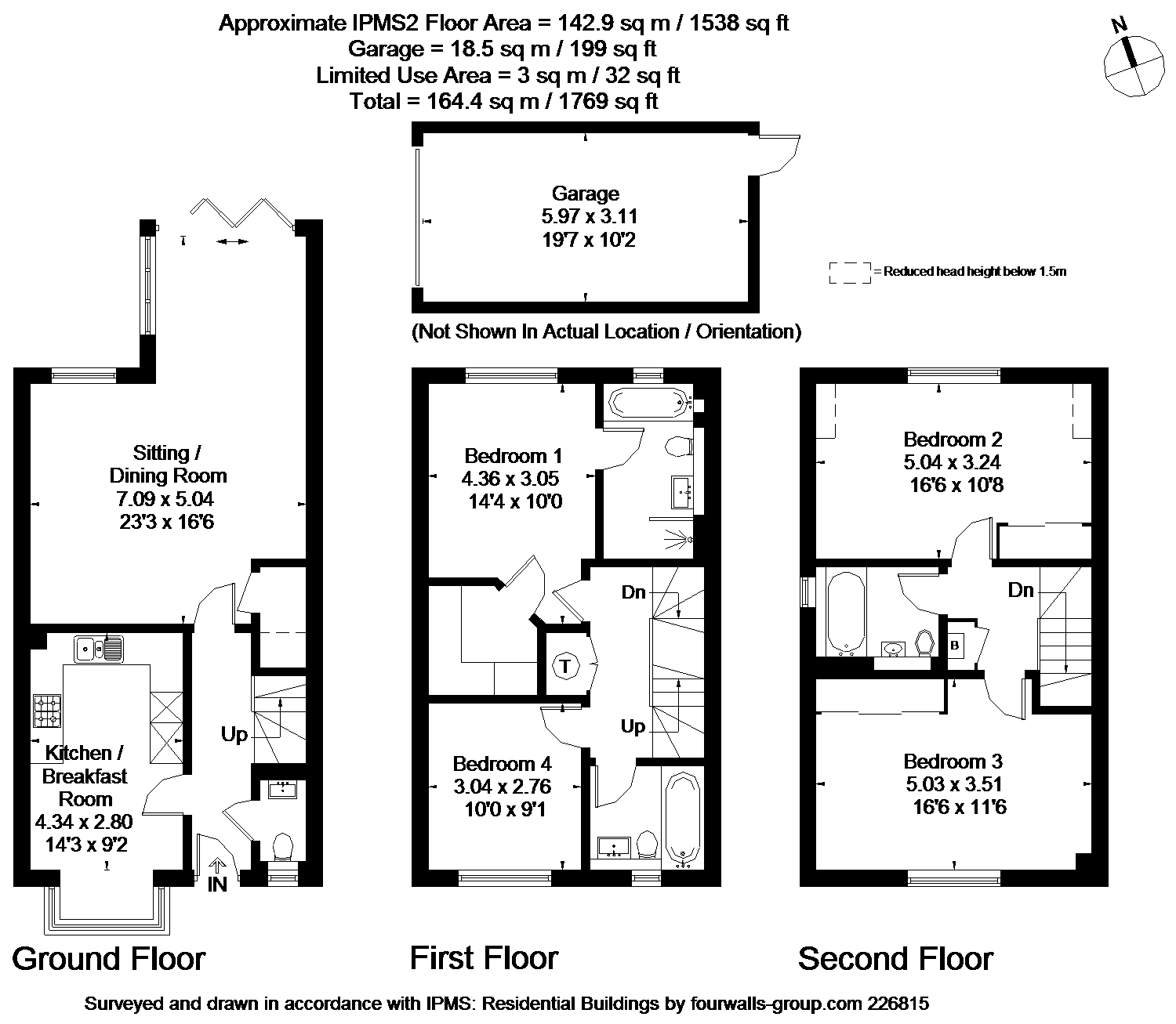 4 Bedrooms Terraced house for sale in Longhurst Avenue, Horsham, West Sussex RH12