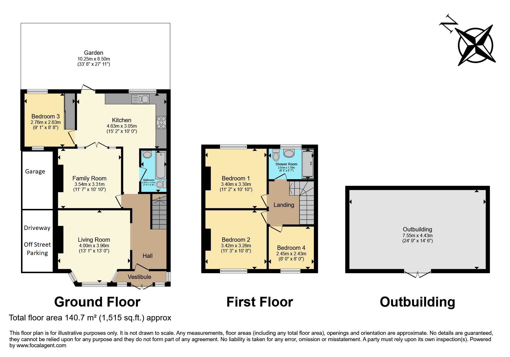 345, Burges Road, London floorplan
