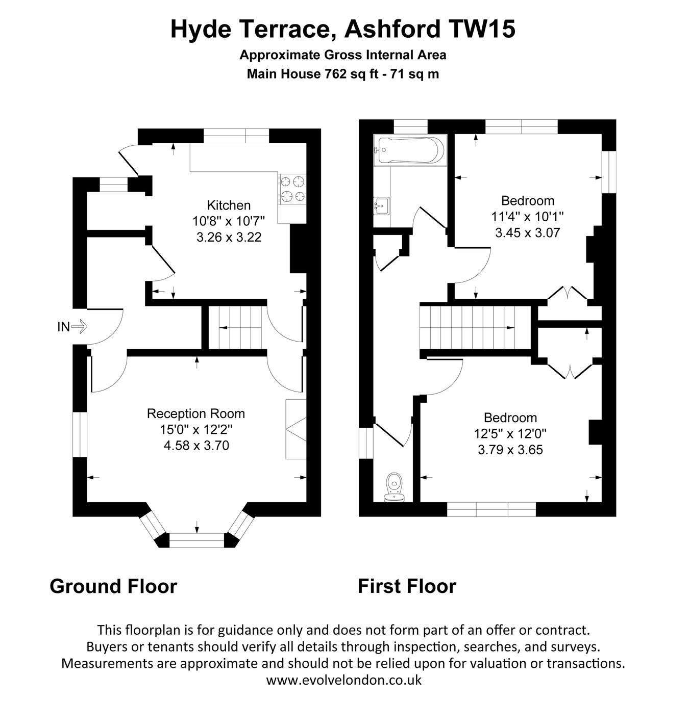 7, Hyde Terrace, Ashford floorplan