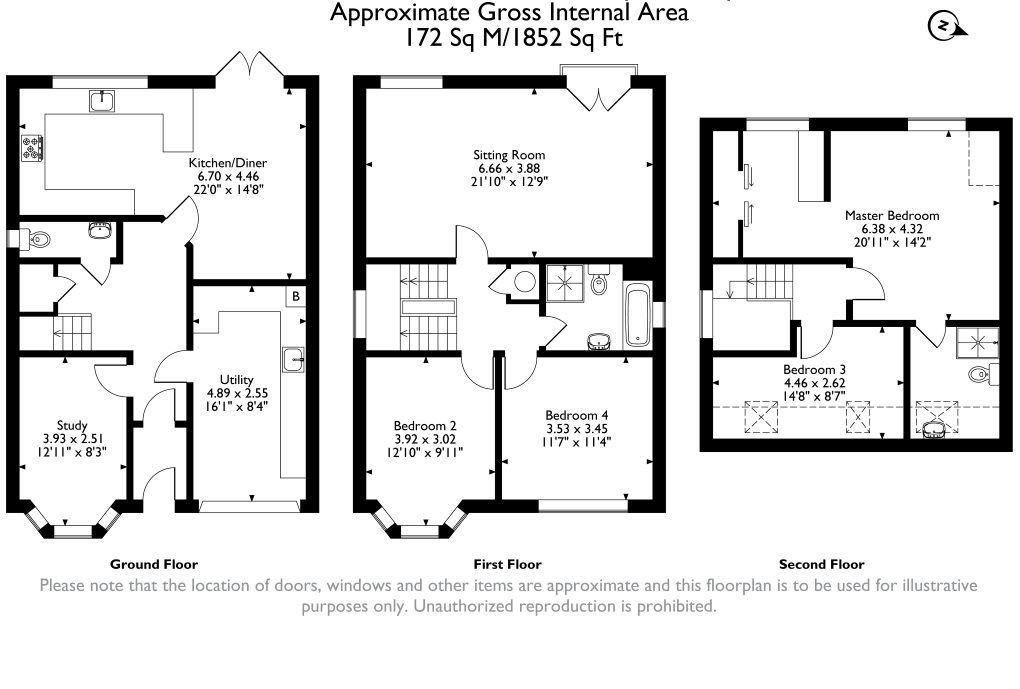 30, Stone Row Court, Barnsley floorplan