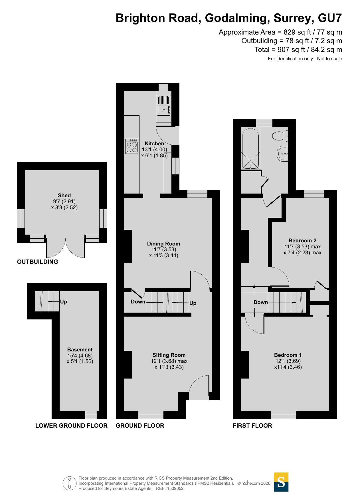 165, Brighton Road, Surrey floorplan