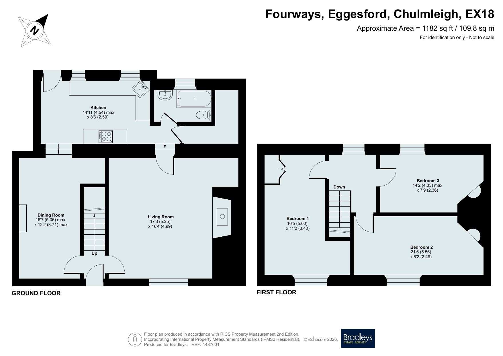 6, Fourways, Chulmleigh floorplan