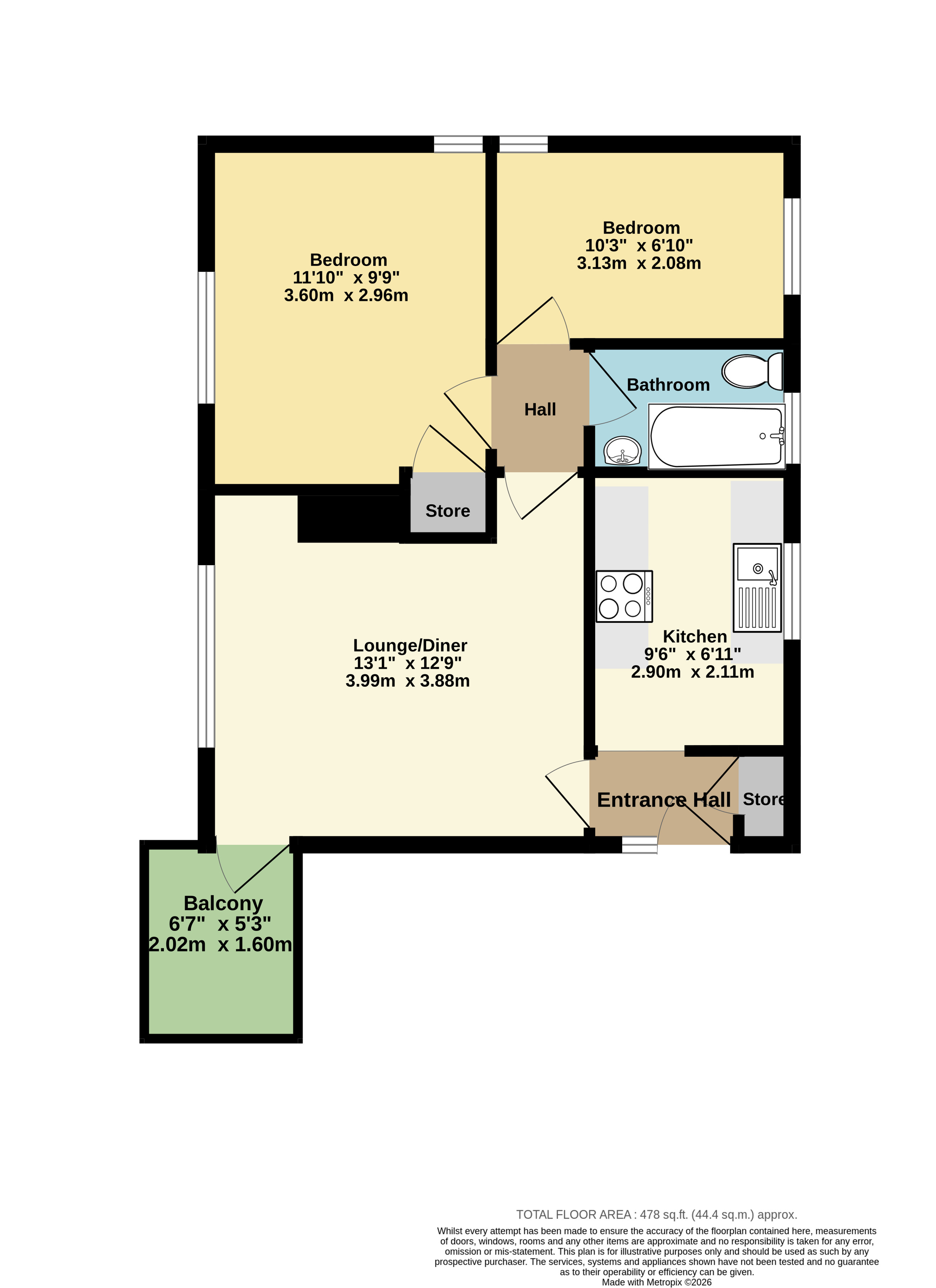 20, Station Road, Canterbury floorplan