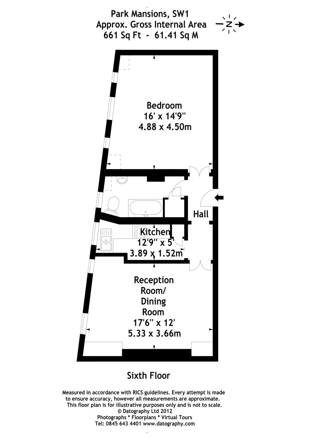 1 Bedrooms Flat to rent in Park Mansions, Knightsbridge, London SW1X