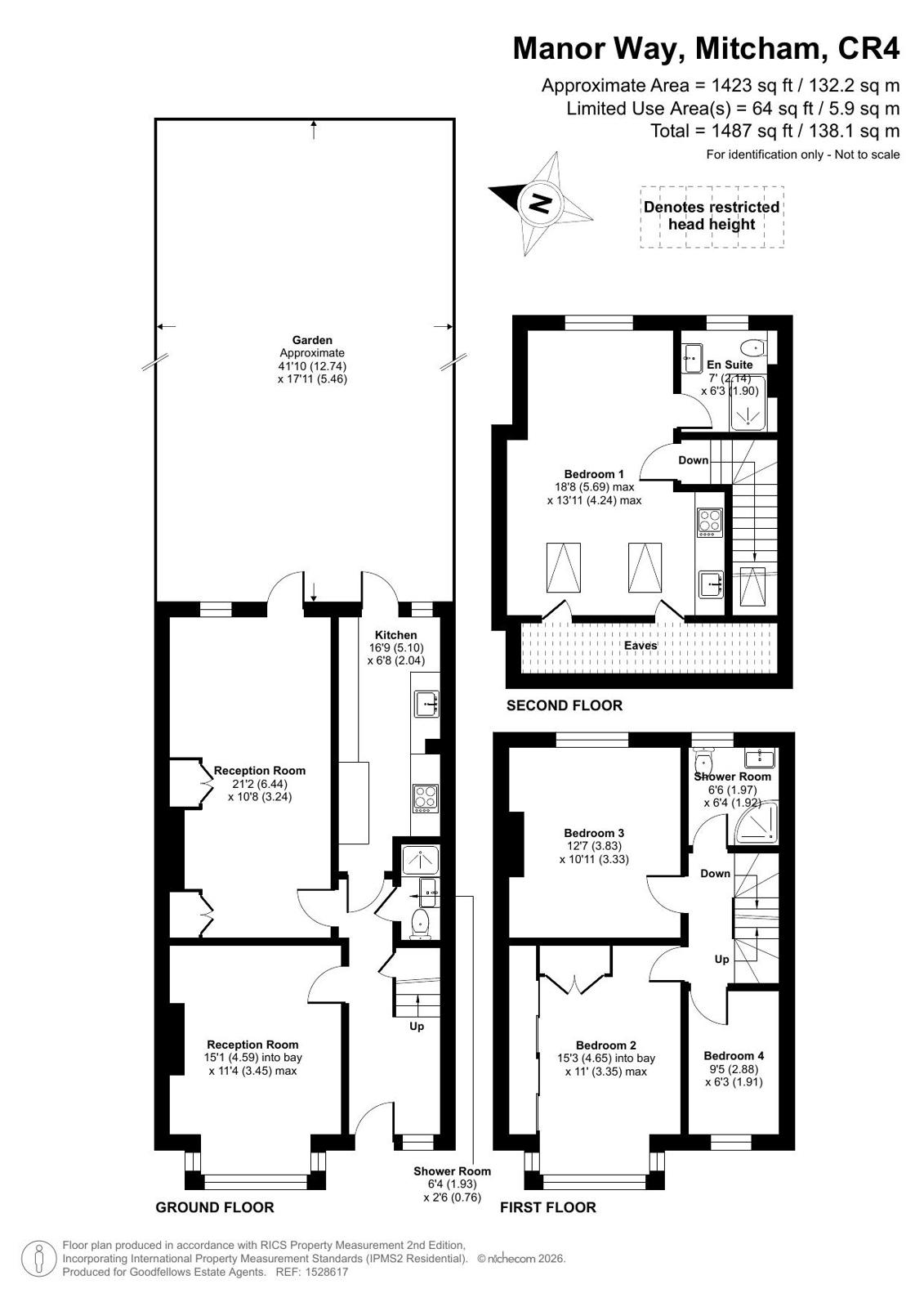113, Manor Way, Mitcham floorplan