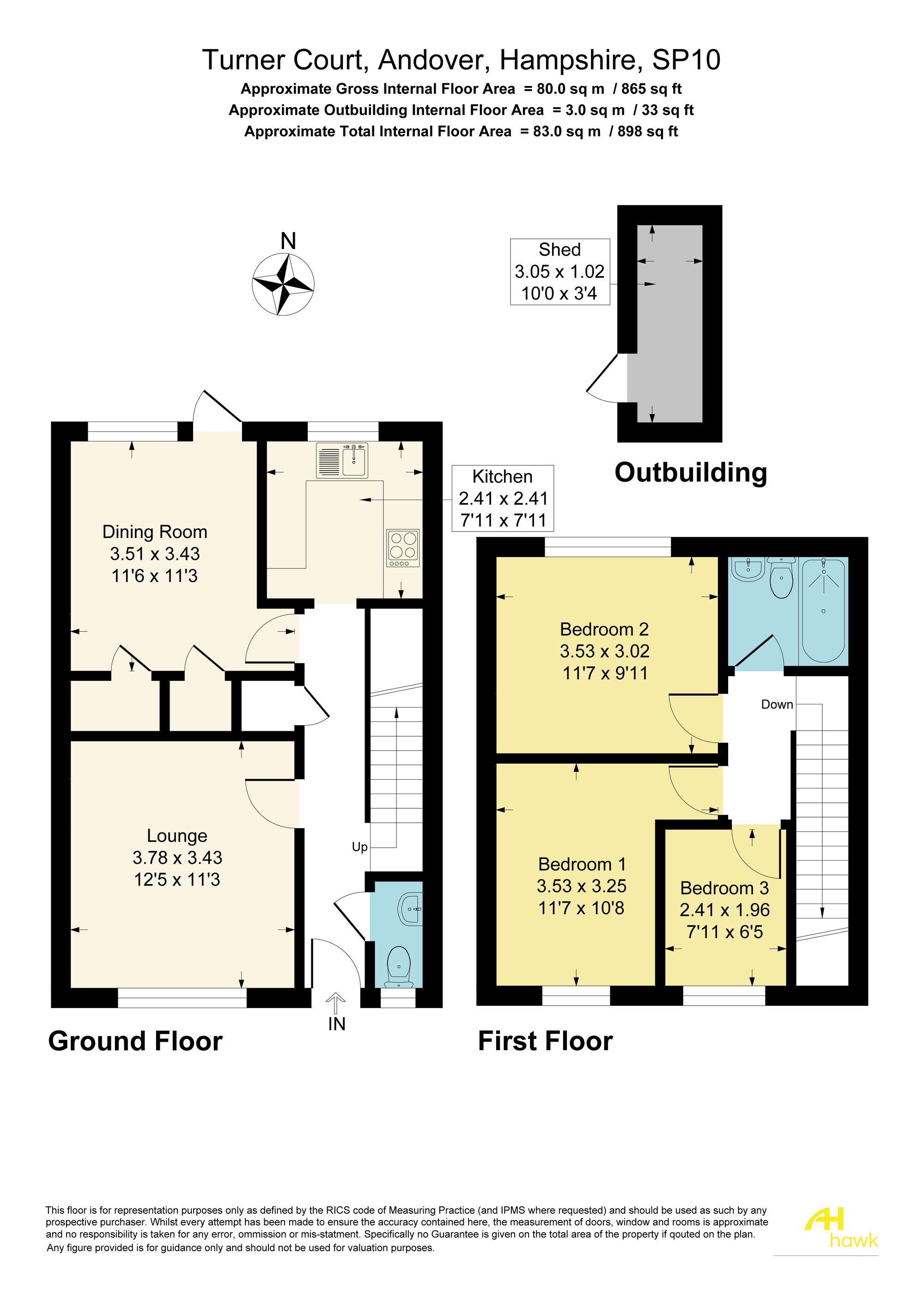 11 Turner Court, Andover floorplan