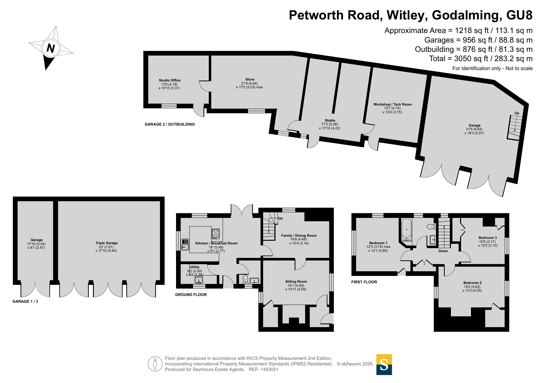 Crossways Cottage,, Petworth Road, Godalming floorplan
