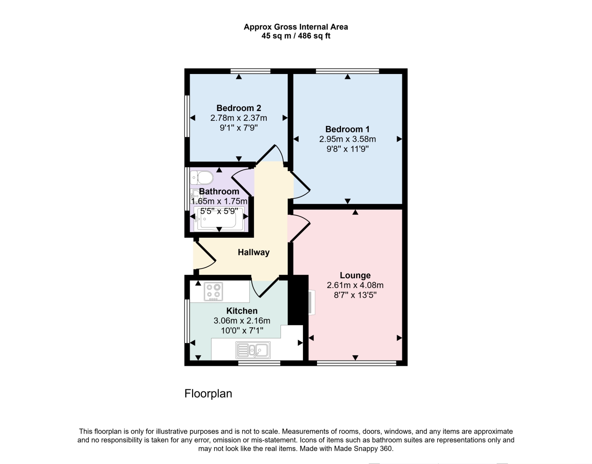 29, Forsyth Crescent, Skegness floorplan