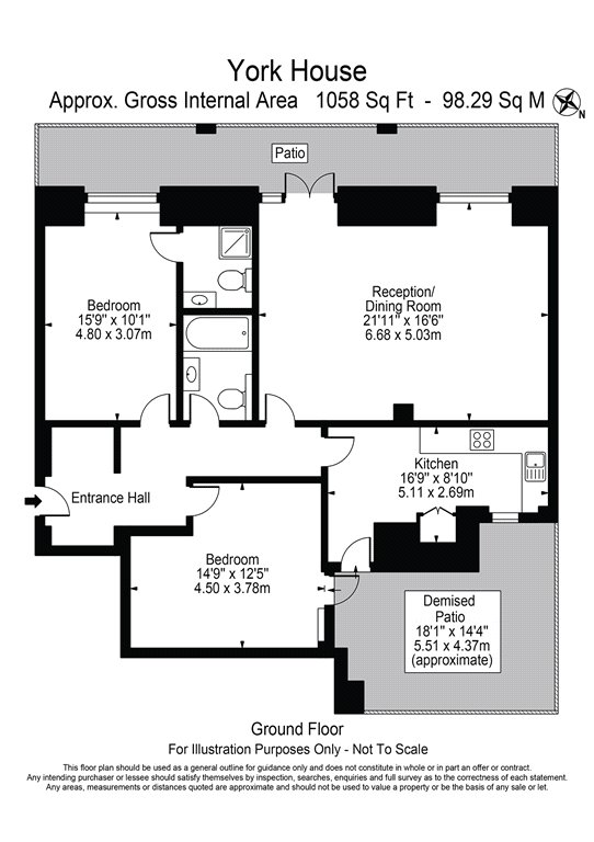 2 Bedrooms Flat to rent in Upper Montagu Street, London W1H