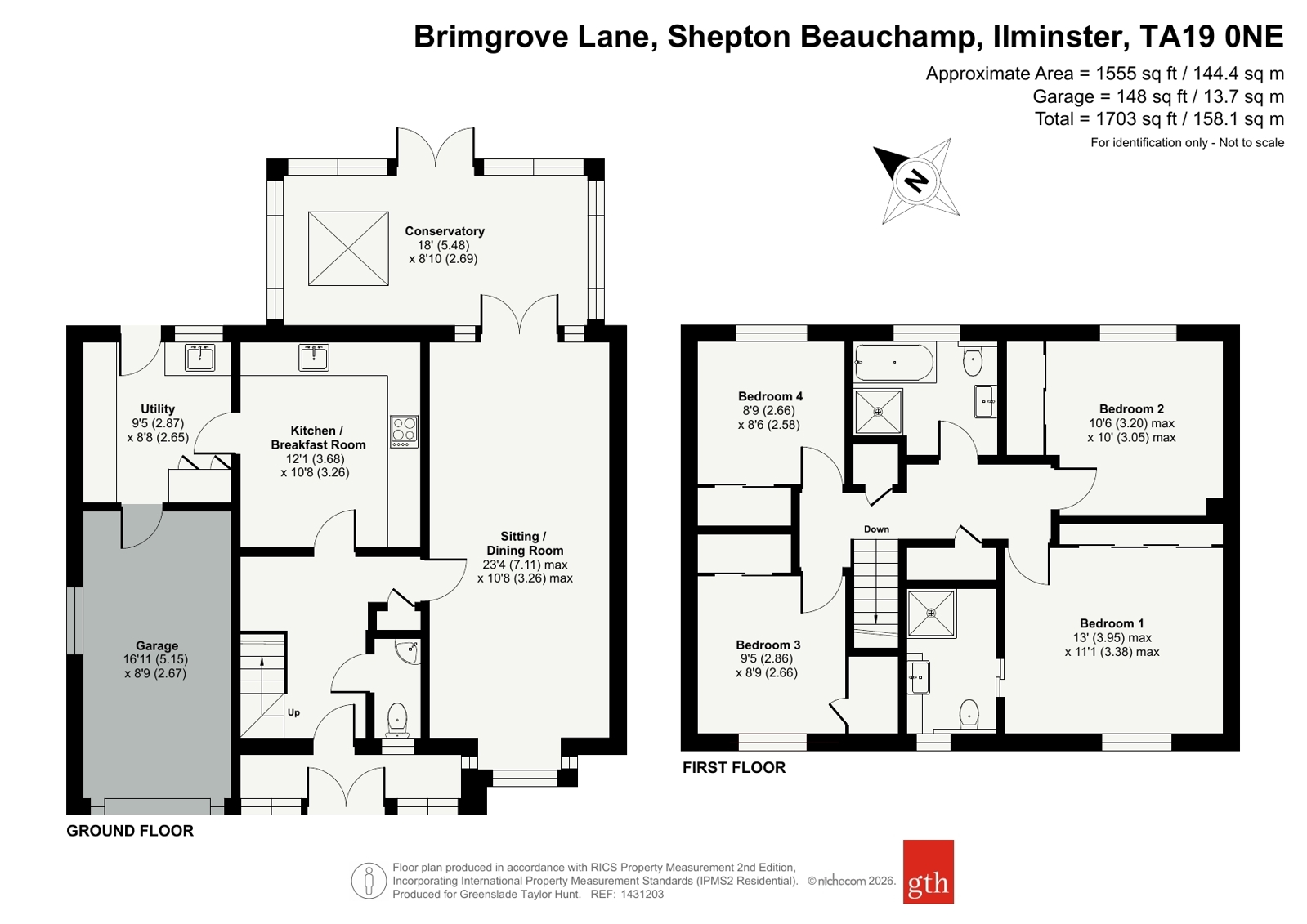 19, Brimgrove Lane, Ilminster floorplan