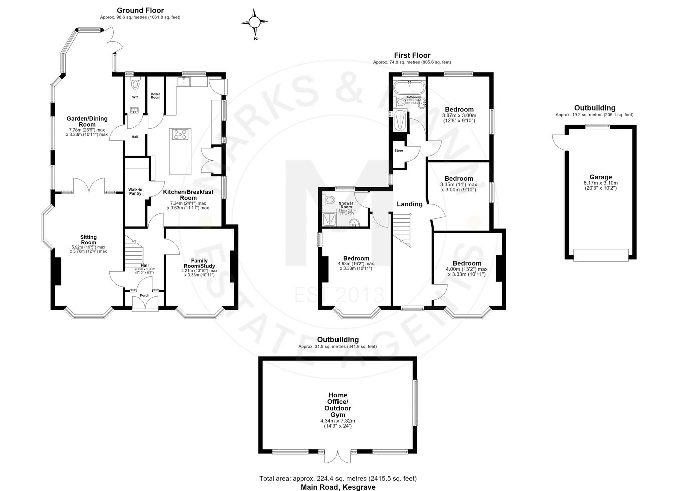 Copper Beech House, 217, Copper Beech House, Kesgrave floorplan