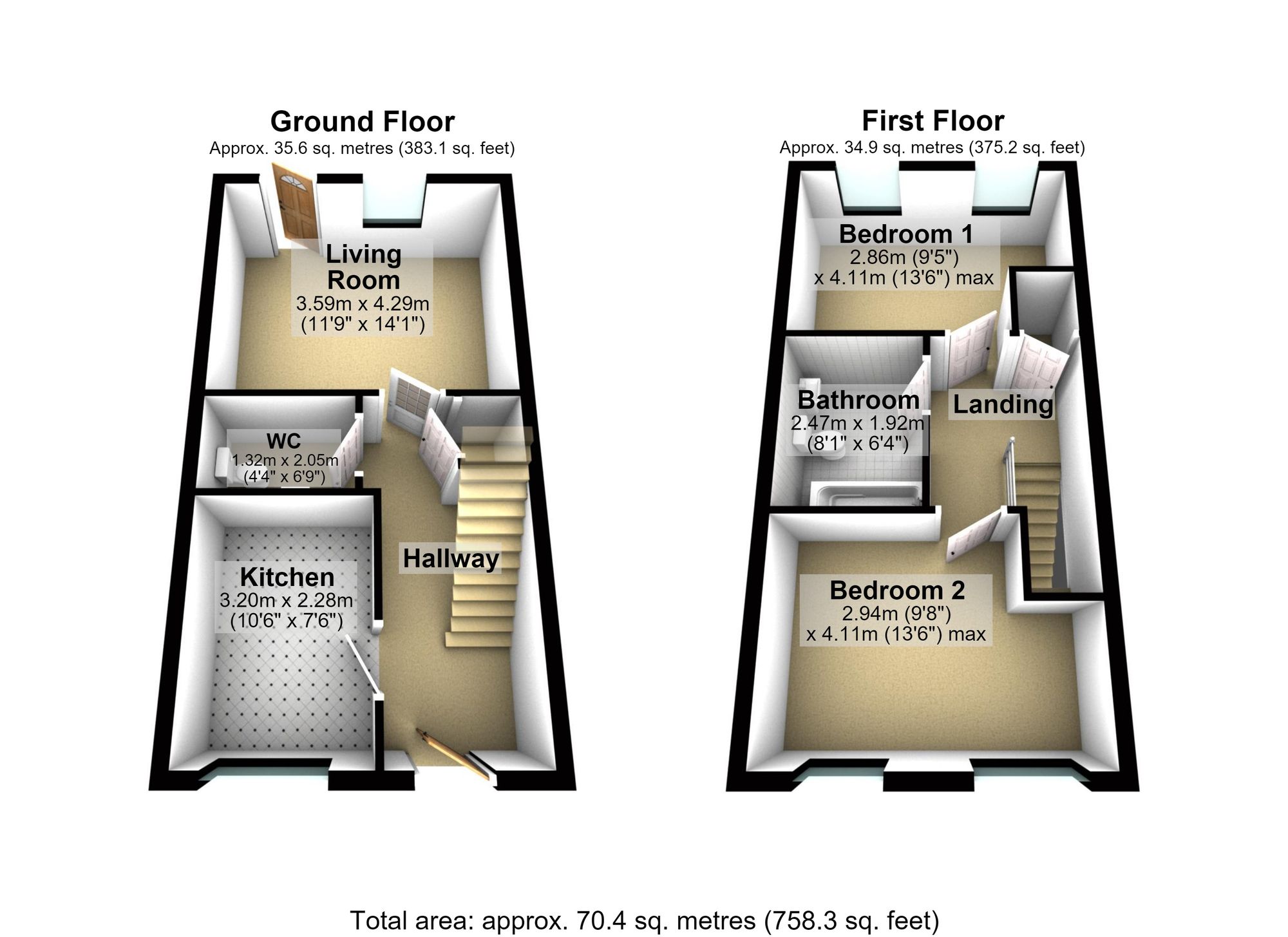 24 Riverside Close, Wellingborough floorplan
