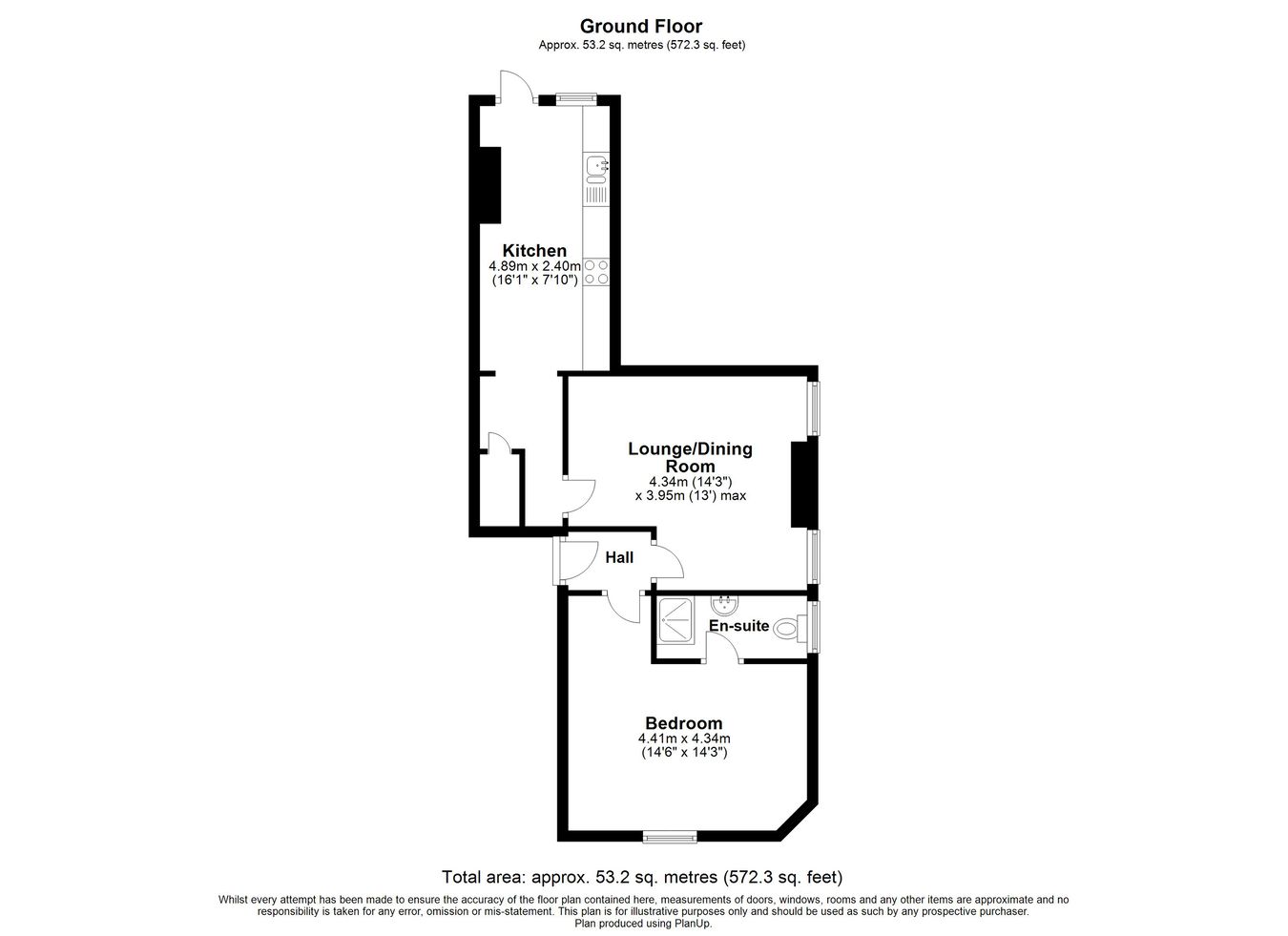 Flat A, 169, Seabrook Road, Hythe floorplan