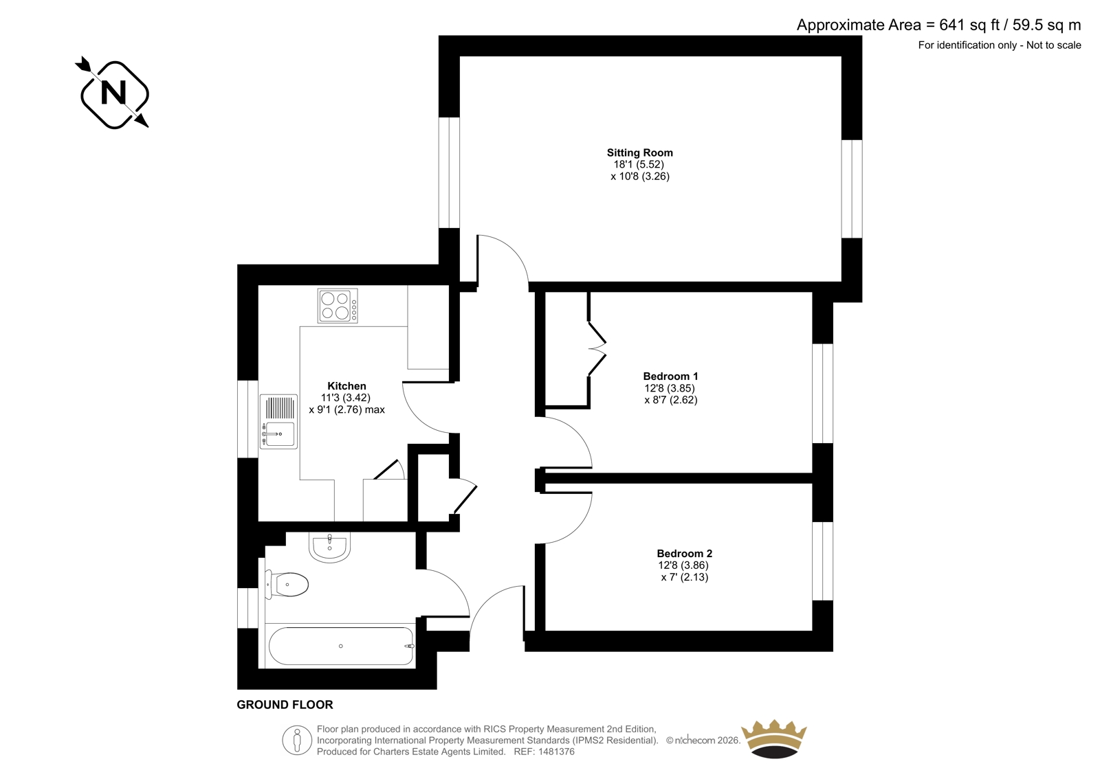 55, Garstons Way, Alton floorplan