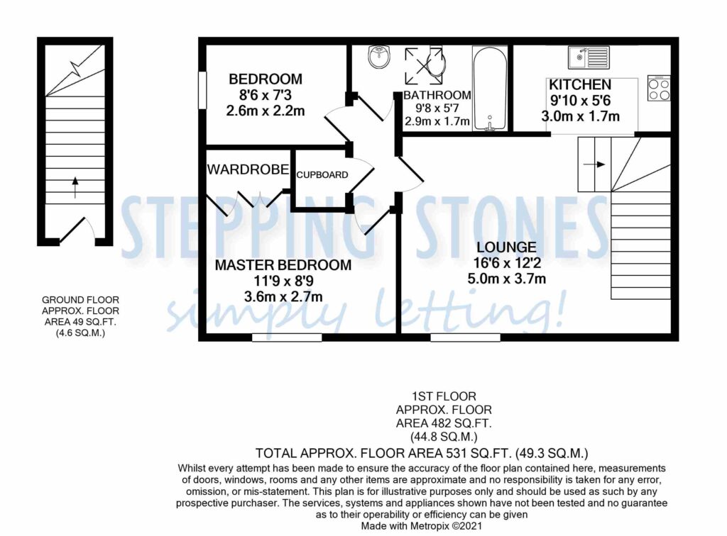 50 Cherwell Court, Britannia Road, Banbury floorplan
