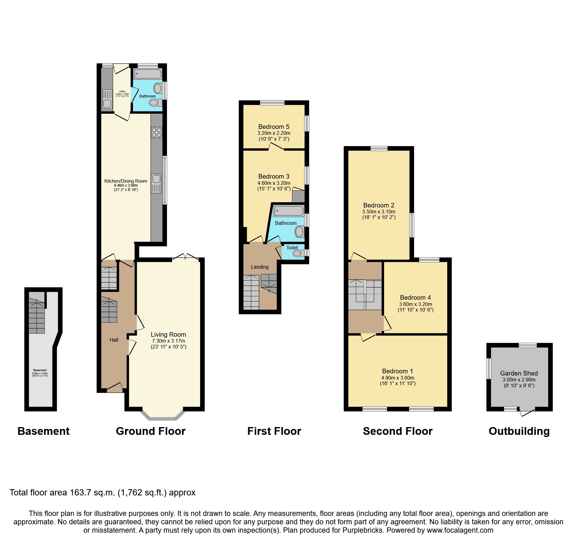 52, Dalberg Road, Brixton floorplan