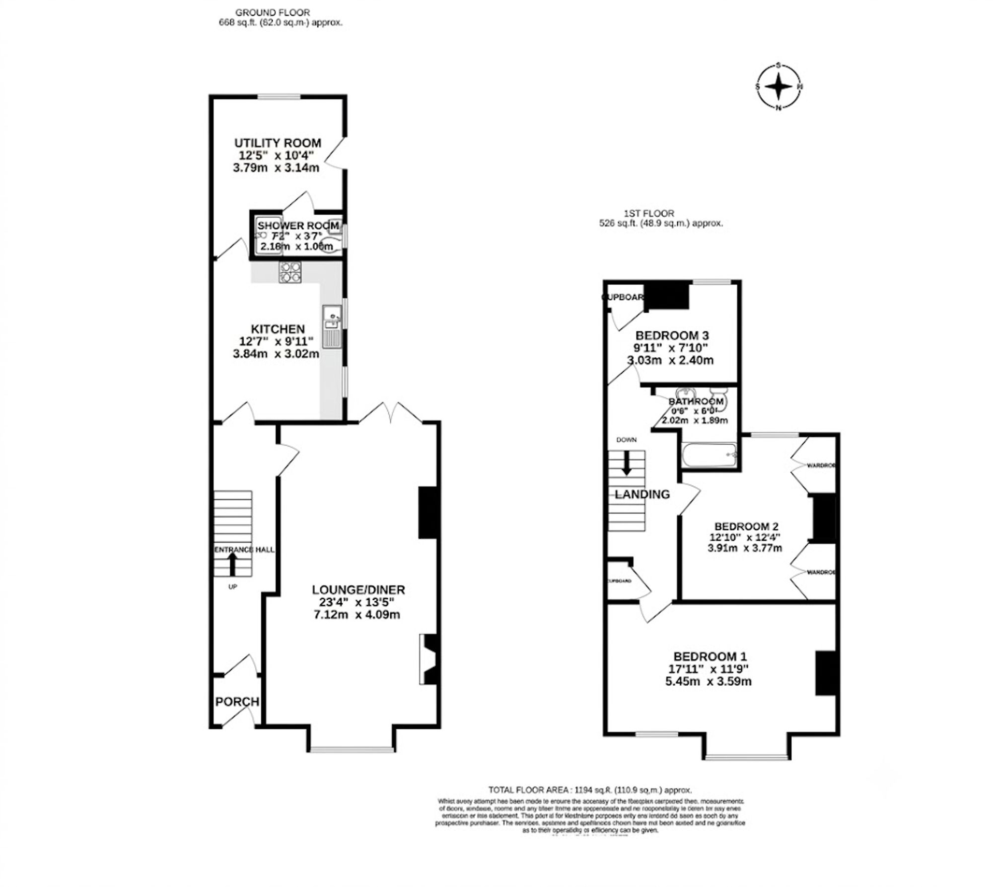 5 Tatnam Road, Poole floorplan