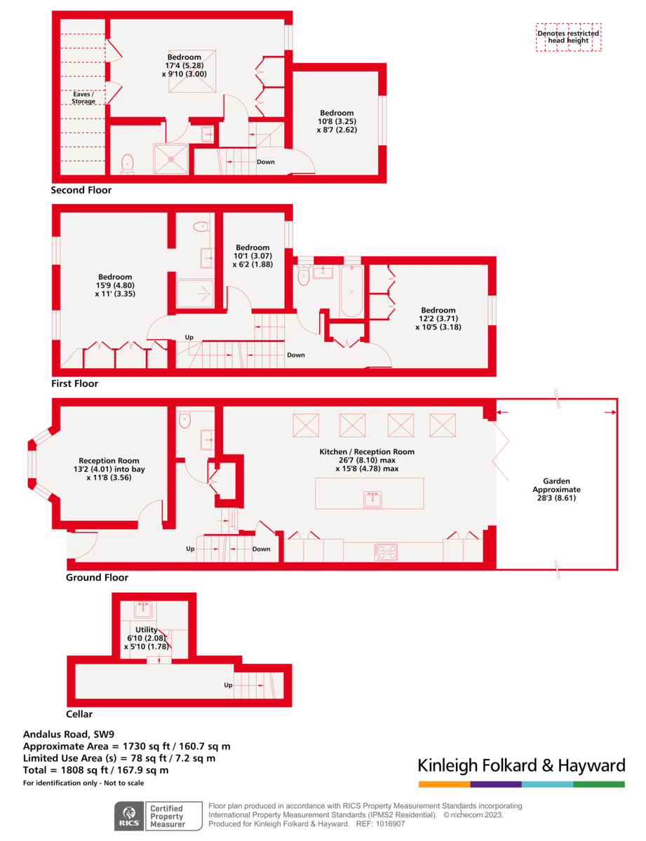 36, Andalus Road, London floorplan