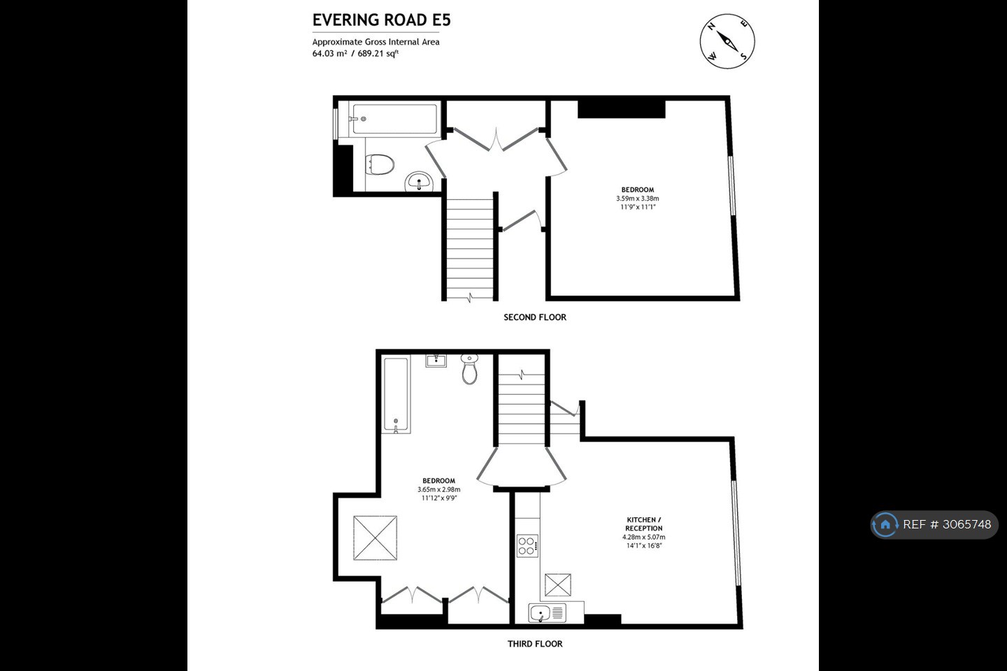Evering Road, Flat, London floorplan