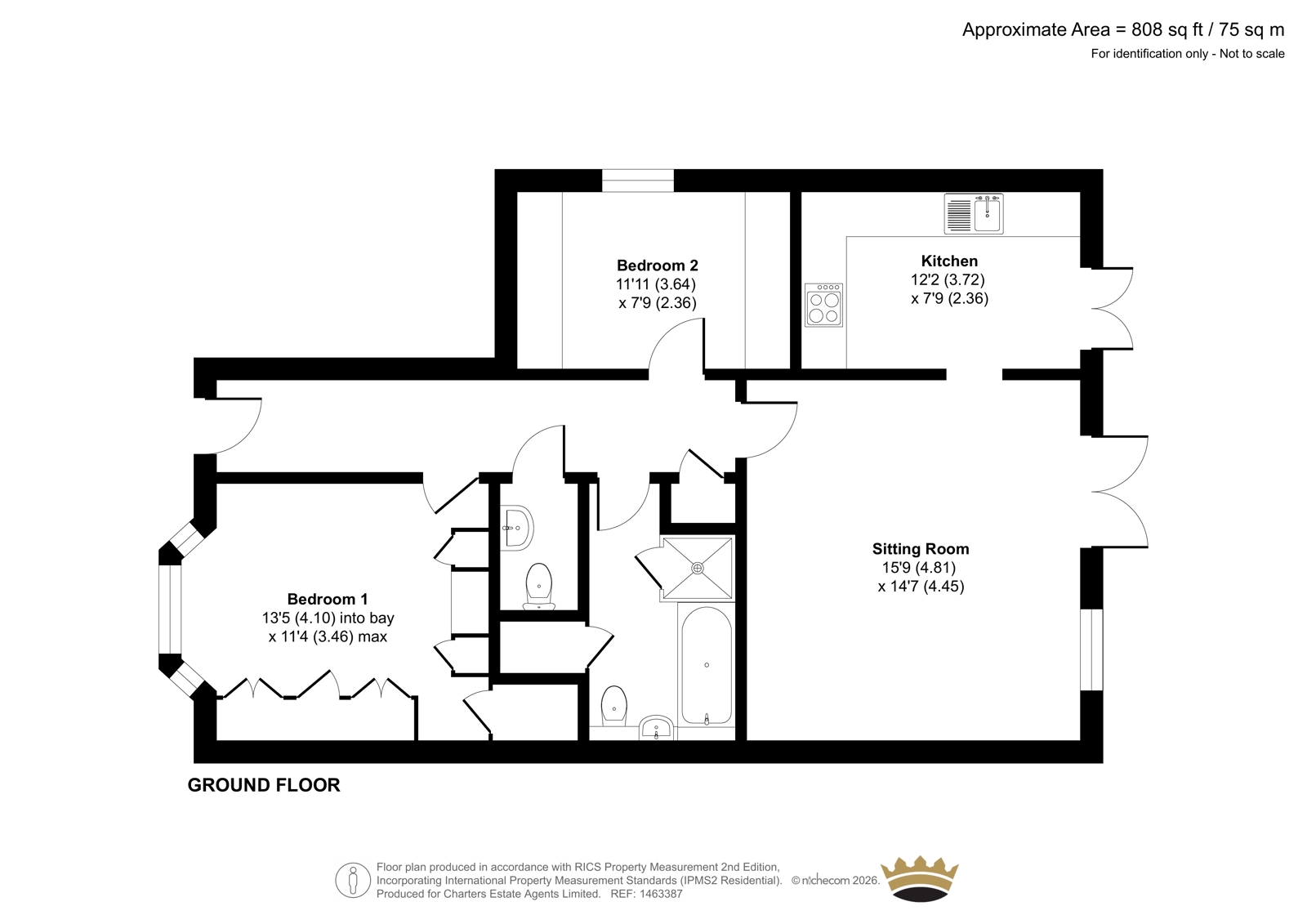 4, Oaklands, Worthing floorplan