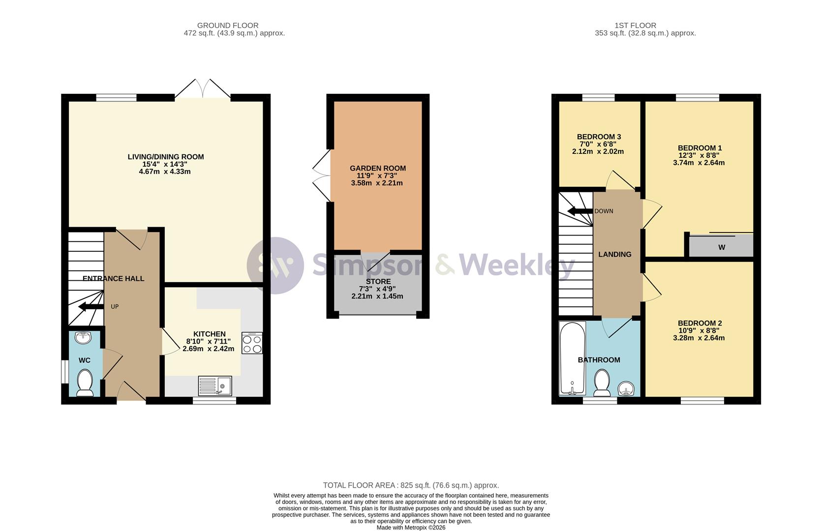 26, Steeple Way, Rushden floorplan