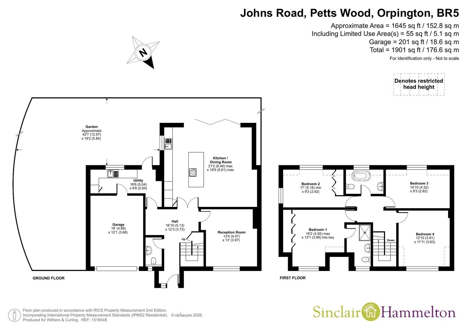 53, St. Johns Road, Orpington floorplan