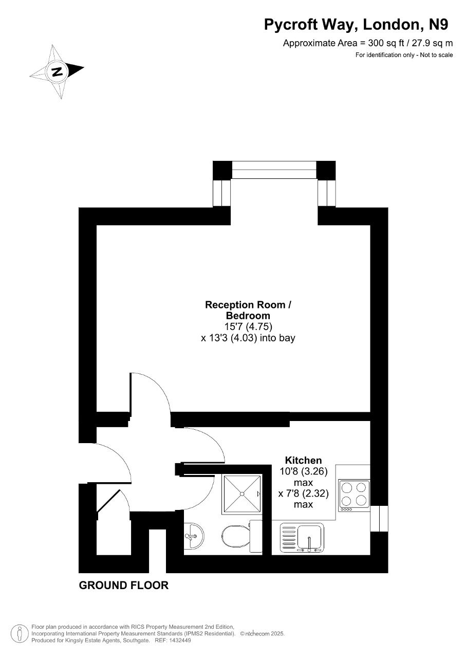 2, Pycroft Way, London floorplan