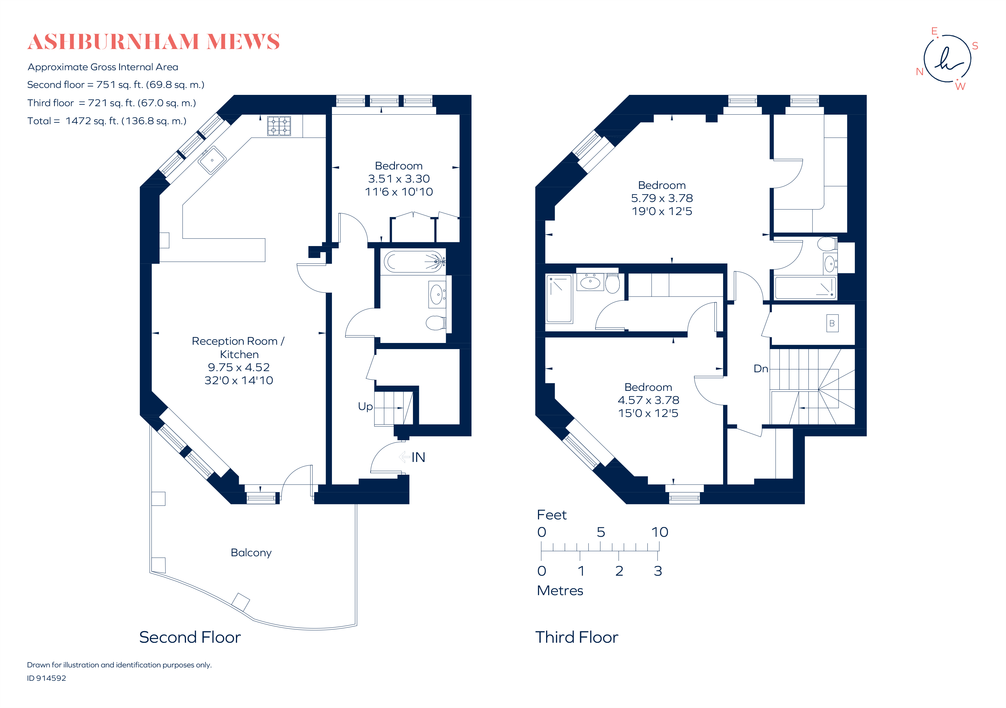 17, Ashburnham Mews, London floorplan
