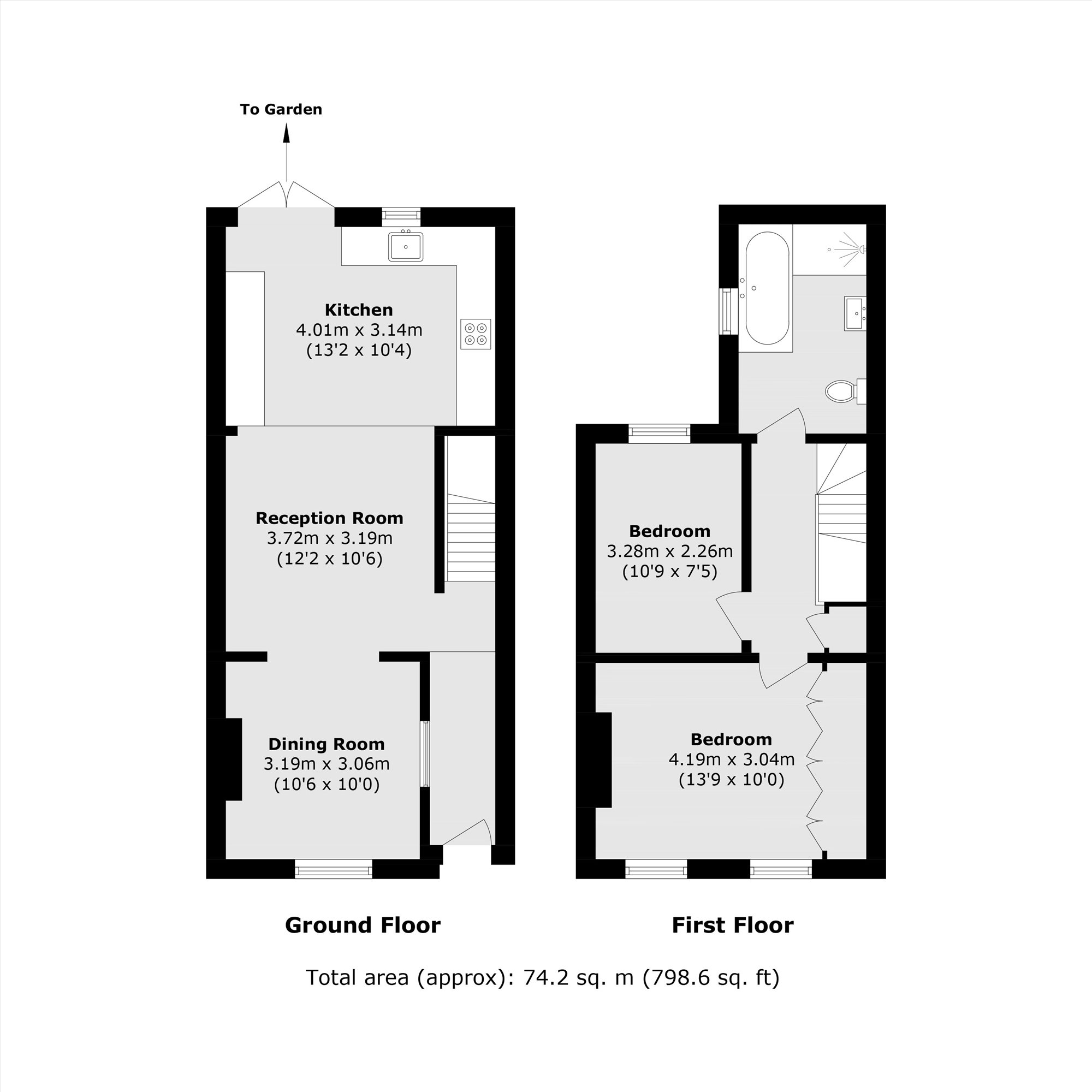 36, Tyneham Road, London floorplan