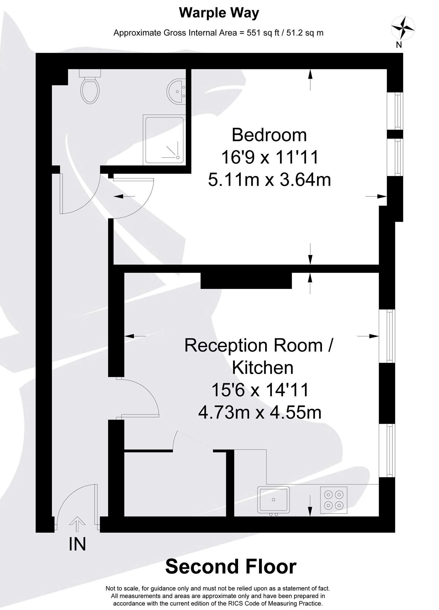 1 Bedrooms Flat to rent in Warple Way, Acton W3