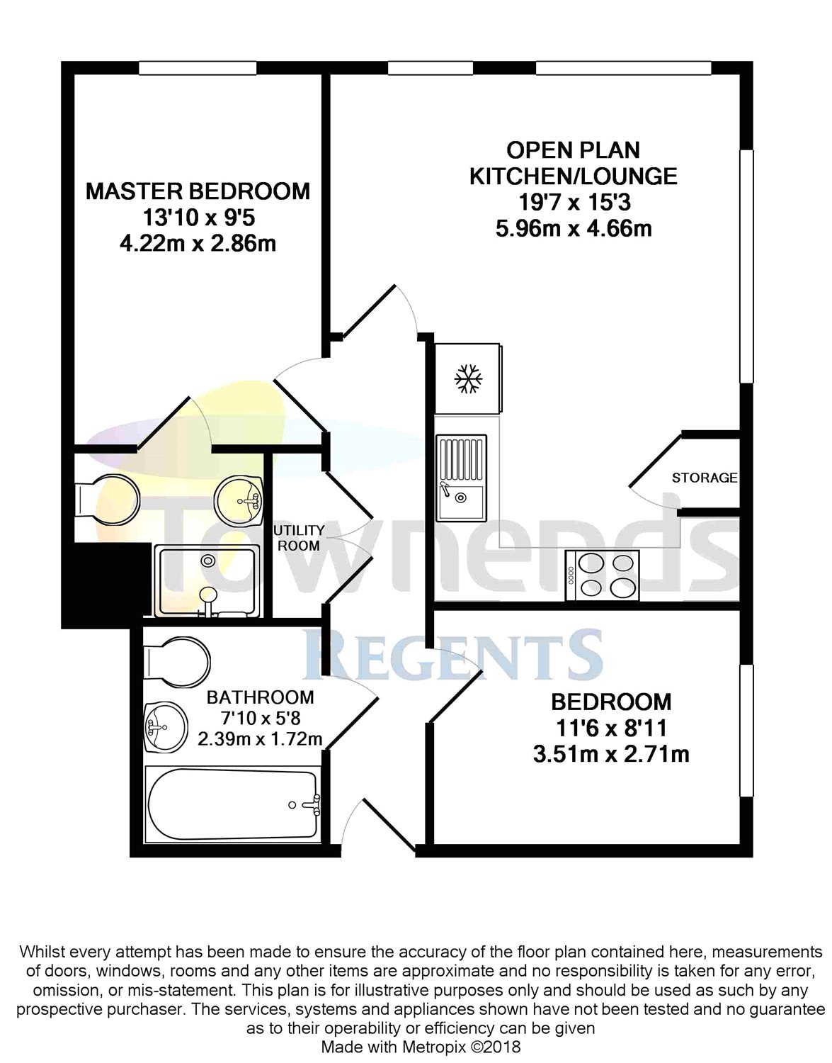 2 Bedrooms Flat to rent in West Plaza, Ashford, Middlesex TW19