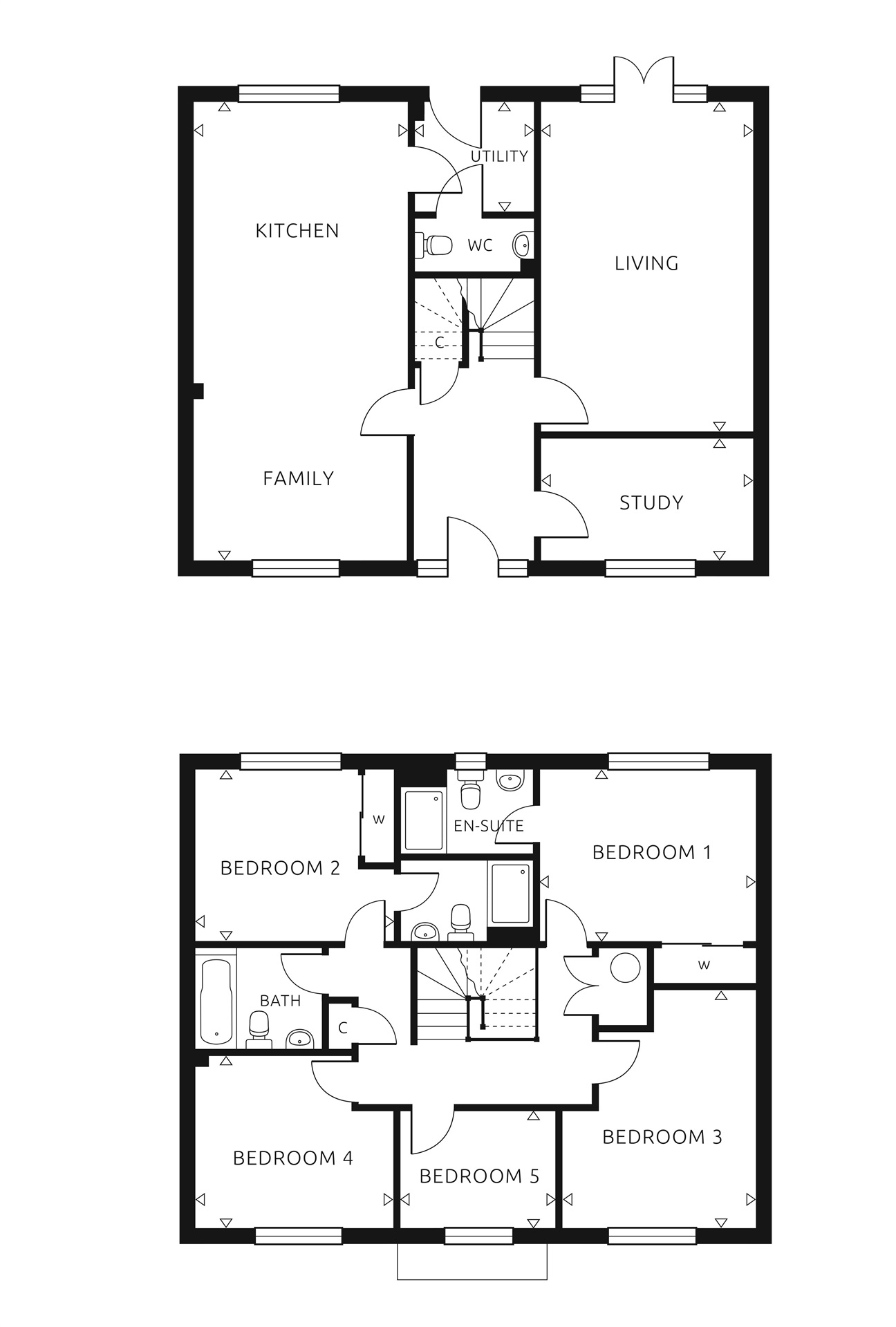 Plot 38a, The Larch, The Pastures, Grays floorplan